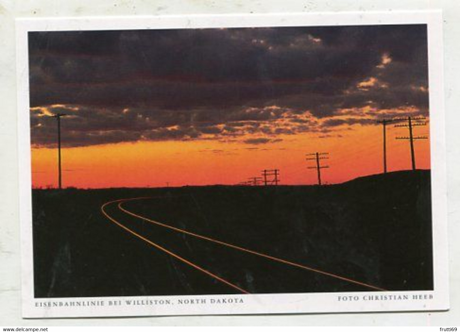 AK 057500 USA - North Dakota - Eisenbahnlinie Bei Williston - Williston