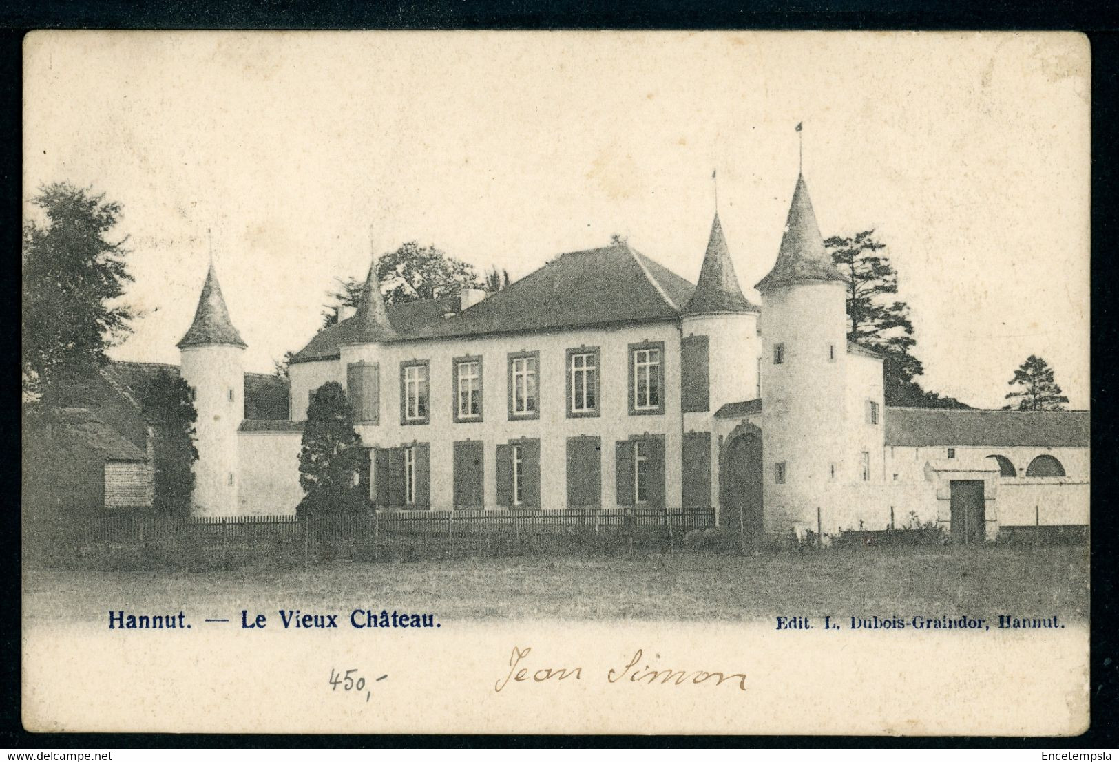 CPA - Carte Postale - Belgique - Hannut - Le Vieux Château (CP20489OK) - Hannut