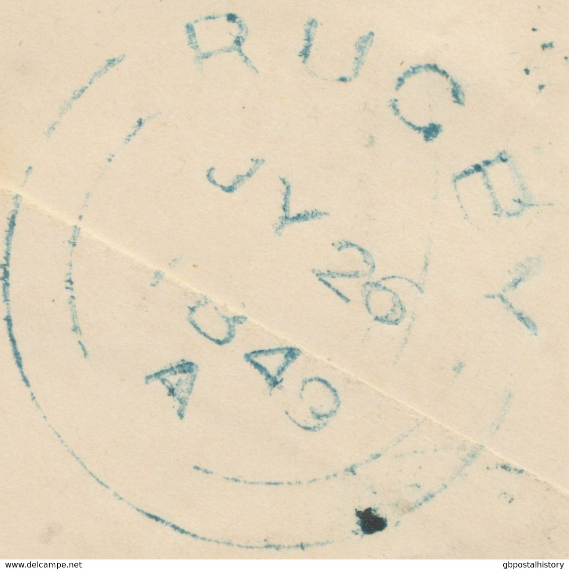 GB LONDON Inland Office „12“ Numeral Postmark (Parmenter 12B, NEW LATEST USAGE 25.7.1849, Till Now According Parmenter - Briefe U. Dokumente