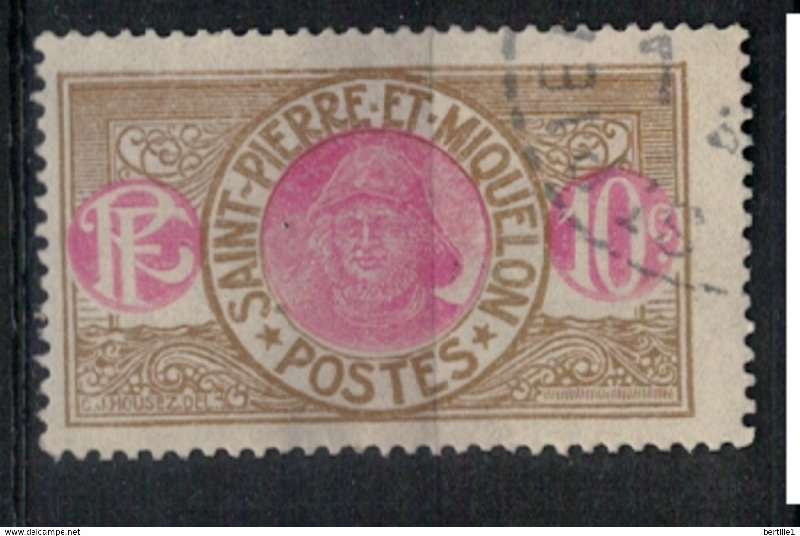 SAINT PIERRE ET MIQUELON        N°  YVERT :  109 ( 2 )  OBLITERE       (OB 10 / 16 ) - Used Stamps