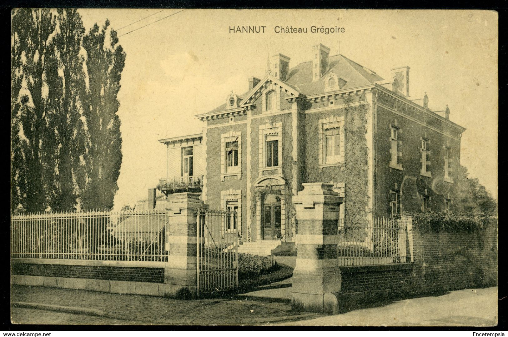 CPA - Carte Postale - Belgique - Hannut - Château Grégoire - 1924 (CP20494) - Hannut