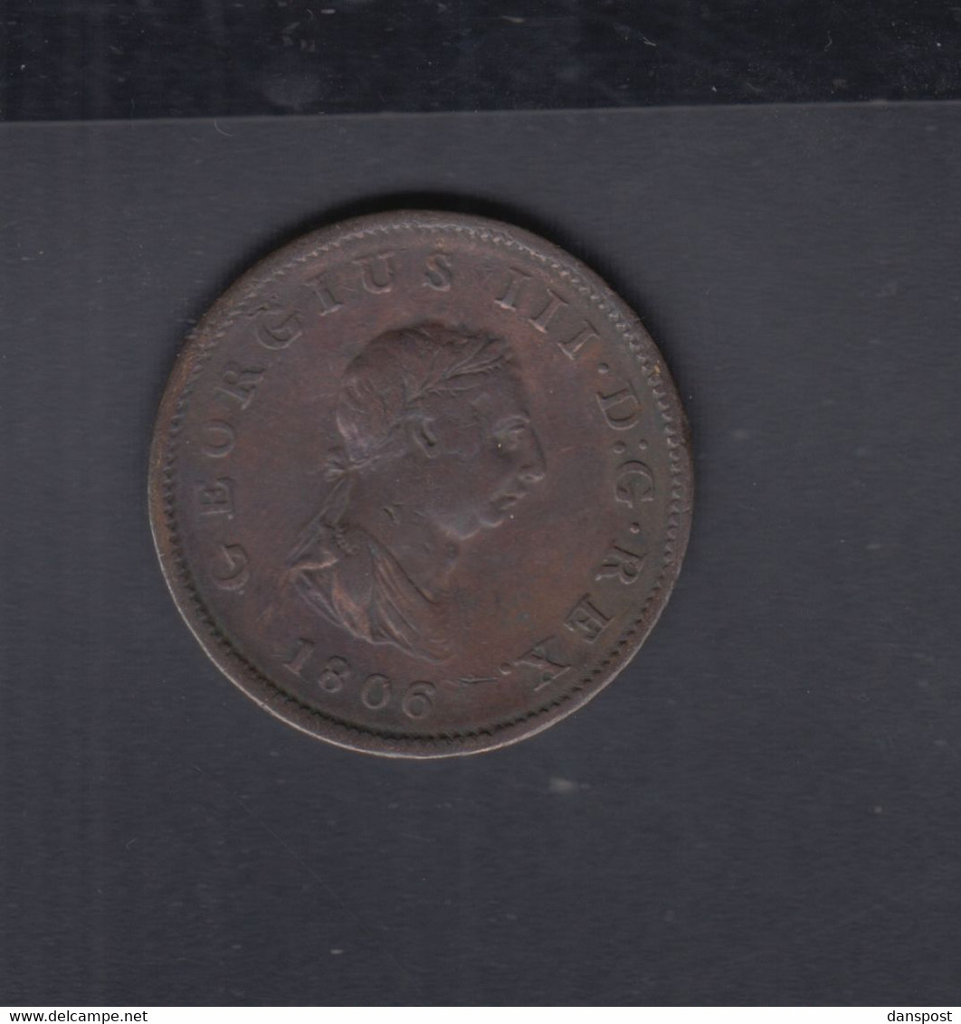 Grossbritannien Great Britain Half Penny 1806 - Altri & Non Classificati