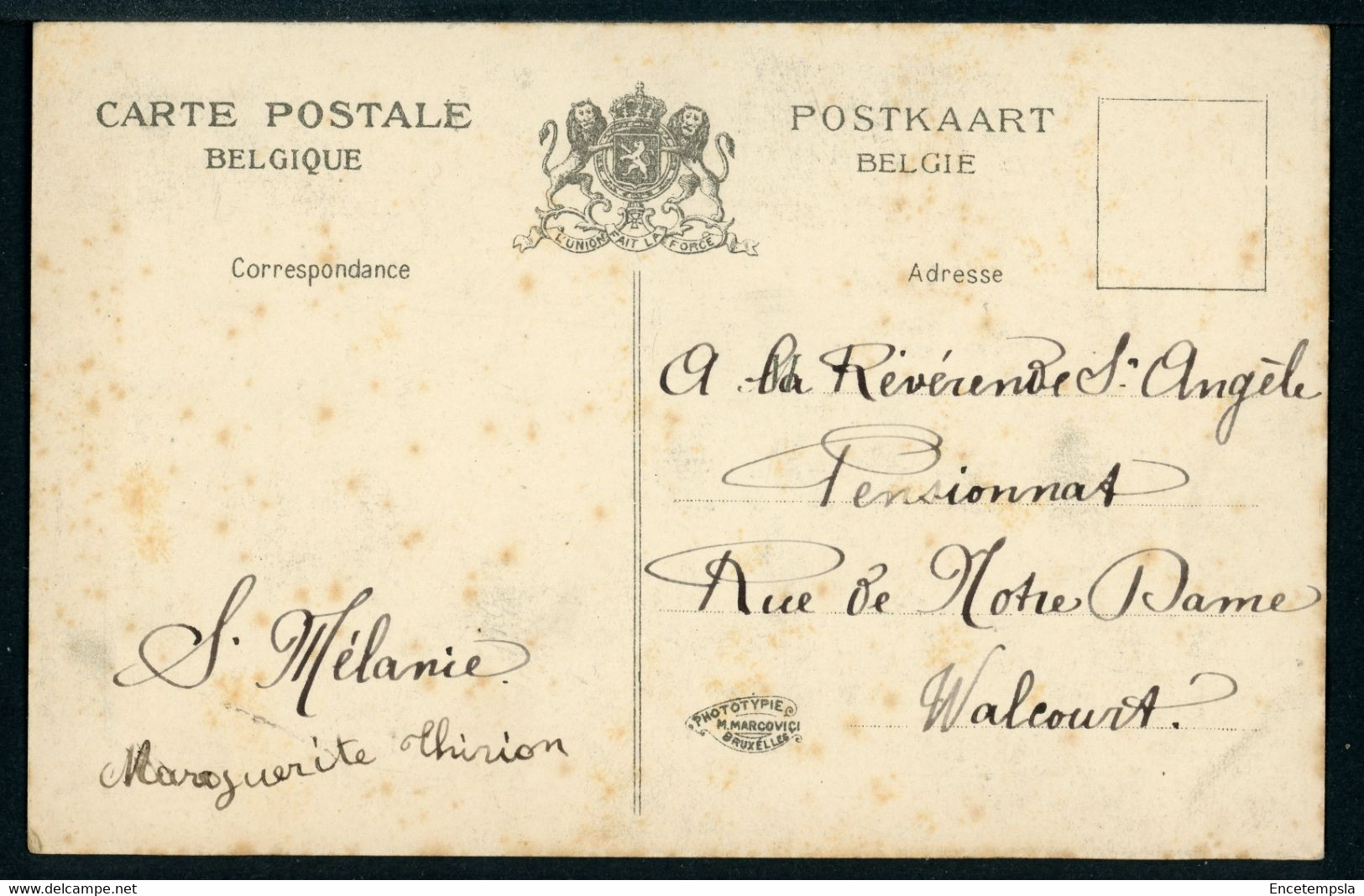 CPA - Carte Postale - Belgique - Hannut - Pensionnat Des Soeurs Du Saint Coeur De Marie (CP20497) - Hannut