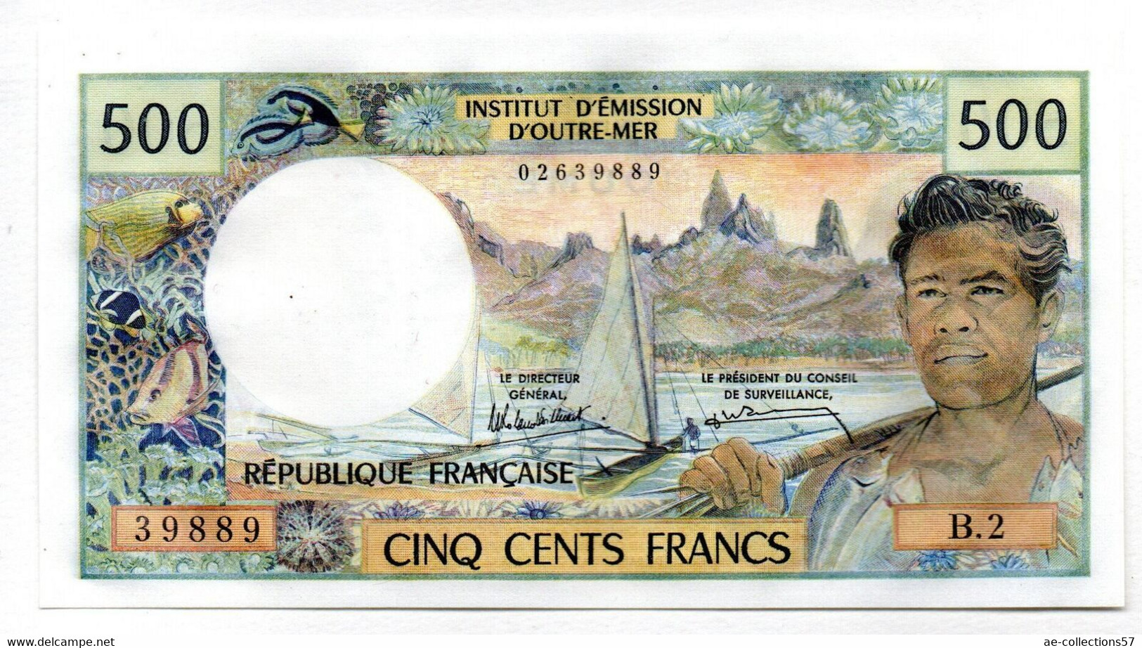 Nouvelle Calédonie 500 Francs Signature 5 SUP - Other - Oceania