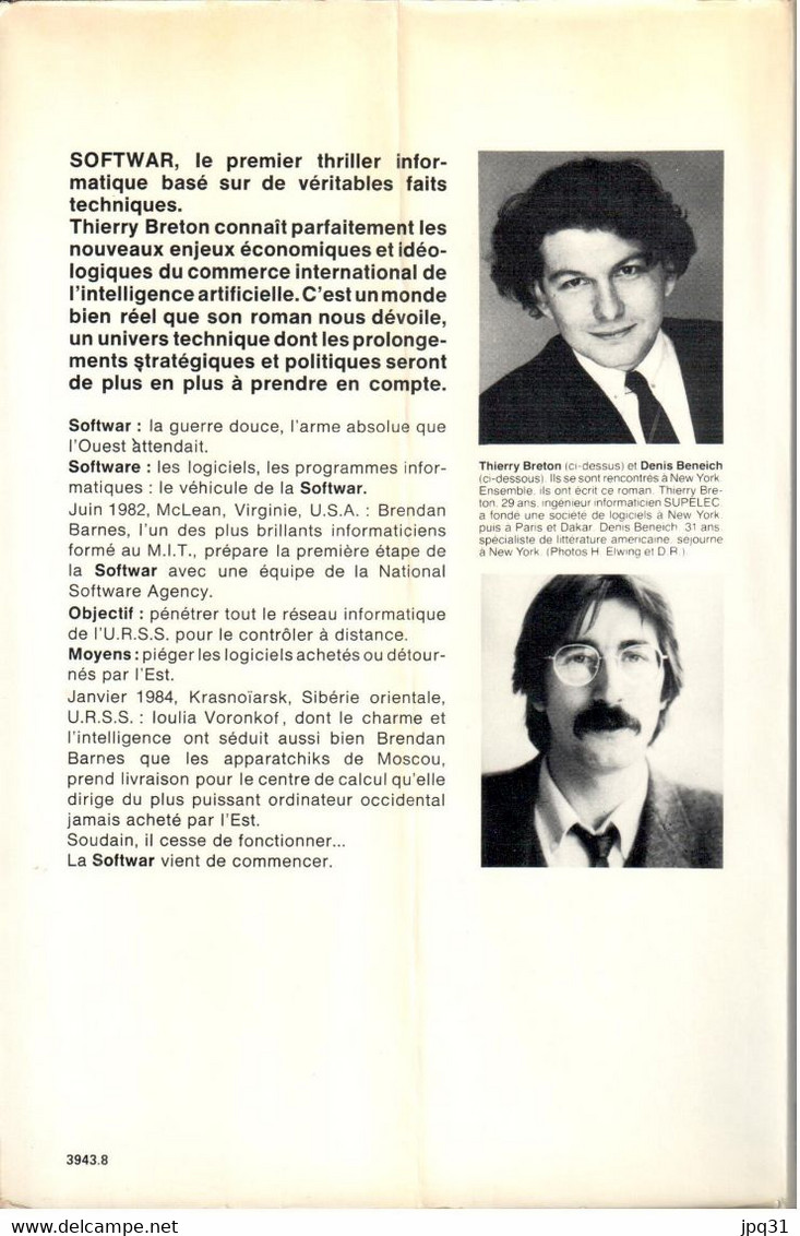 Thierry Breton / Denis Beneich - Softwar - 1984 - Sin Clasificación