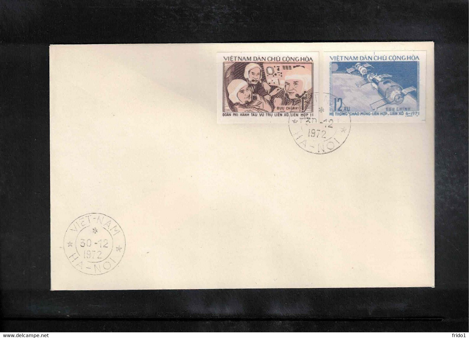 Vietnam 1972 Space / Raumfahrt / L'espace Soyuz 11 Imperforated Set FDC - Azië