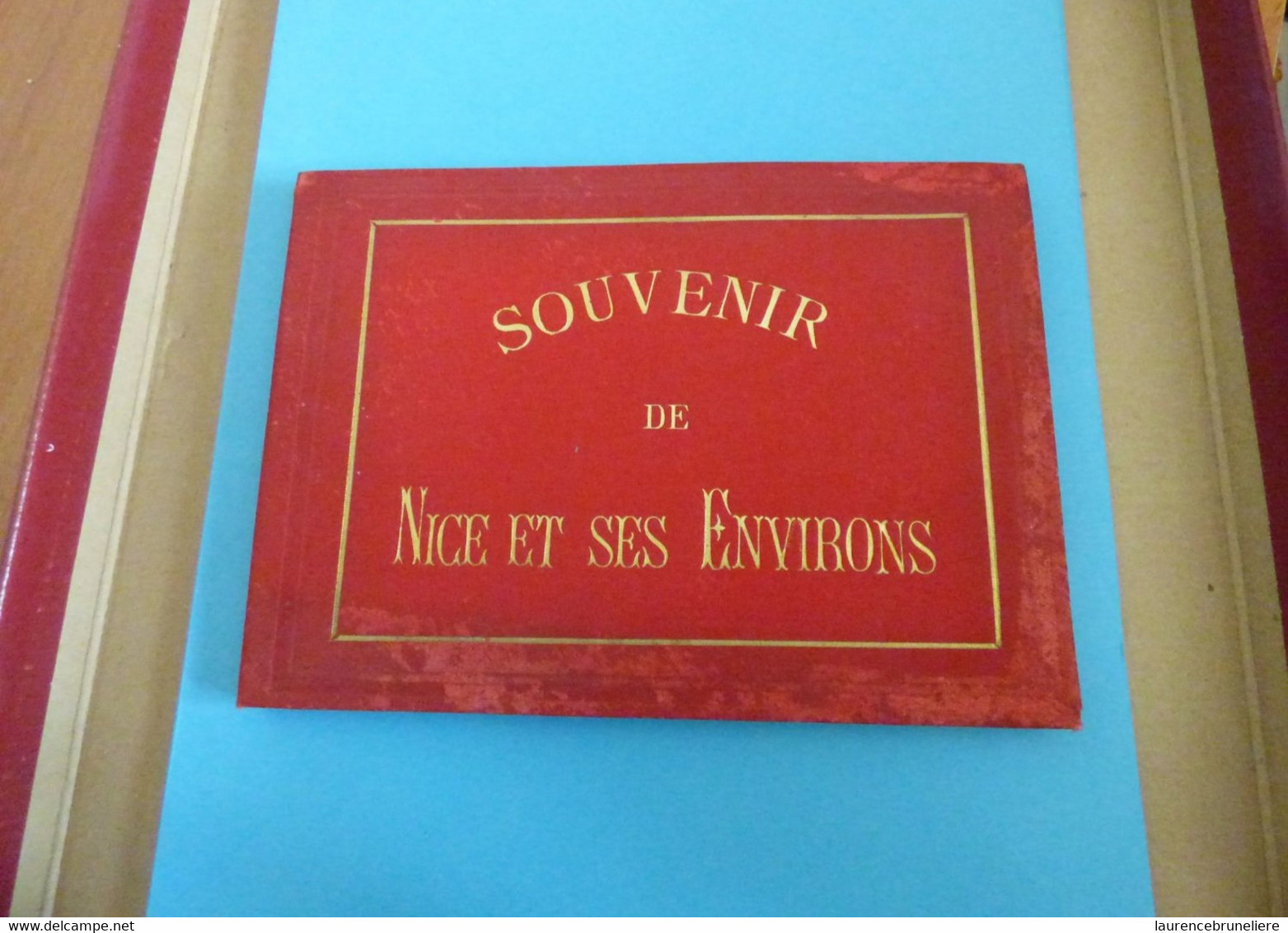 06 - NICE CARNET DE 12 VUES SOUVENIR DE NICE ET SES ENVIRONS PHOTOS VERITABLES ALBUMINEES - Multi-vues, Vues Panoramiques