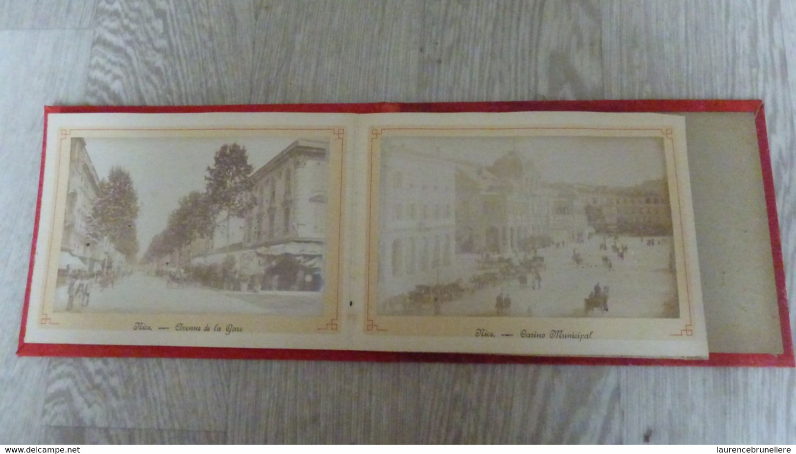 06 - NICE CARNET DE 12 VUES SOUVENIR DE NICE ET SES ENVIRONS PHOTOS VERITABLES ALBUMINEES - Mehransichten, Panoramakarten