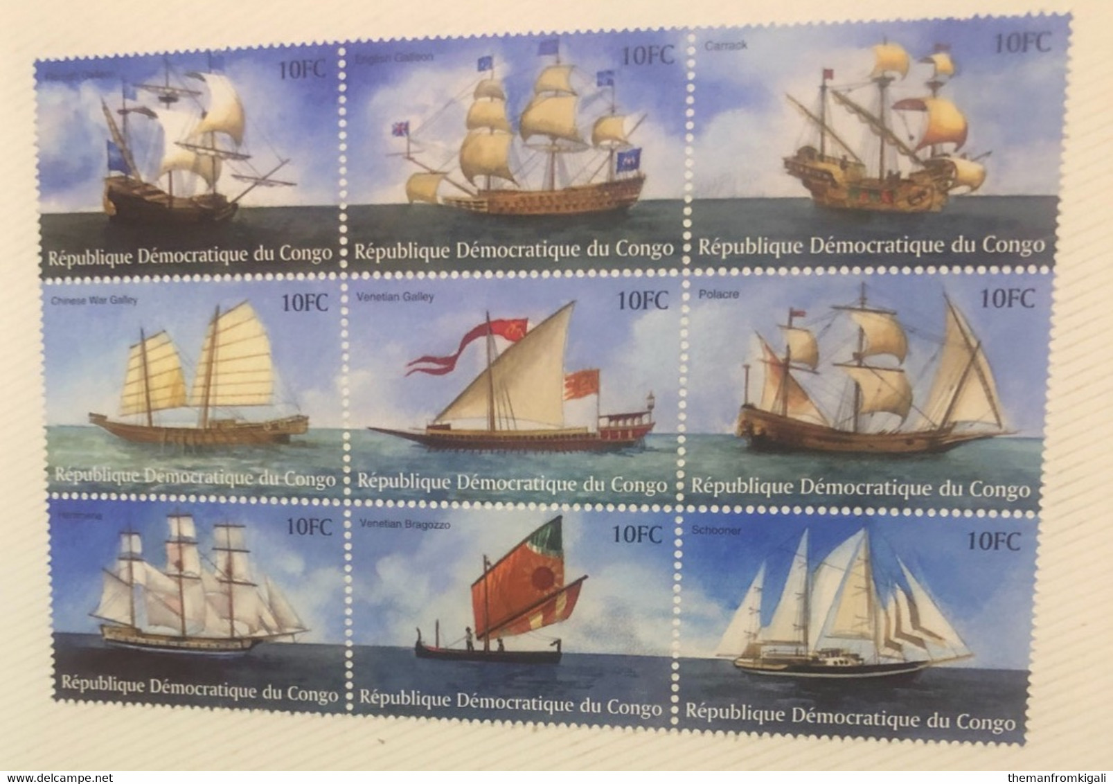 Congo DR 2001 - History Of Shipping - Altri & Non Classificati