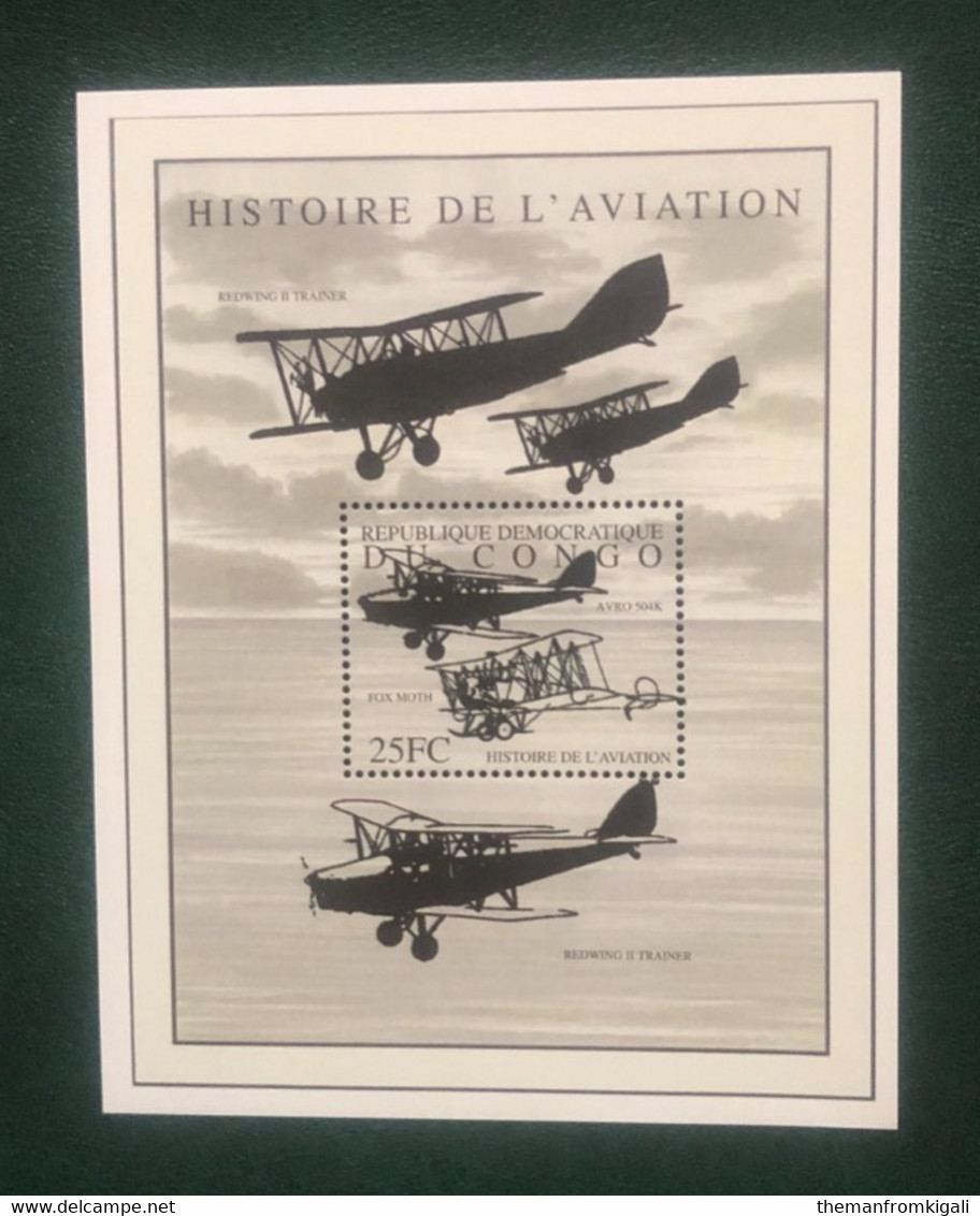 Congo DR 2001 - Aviation History - Autres & Non Classés