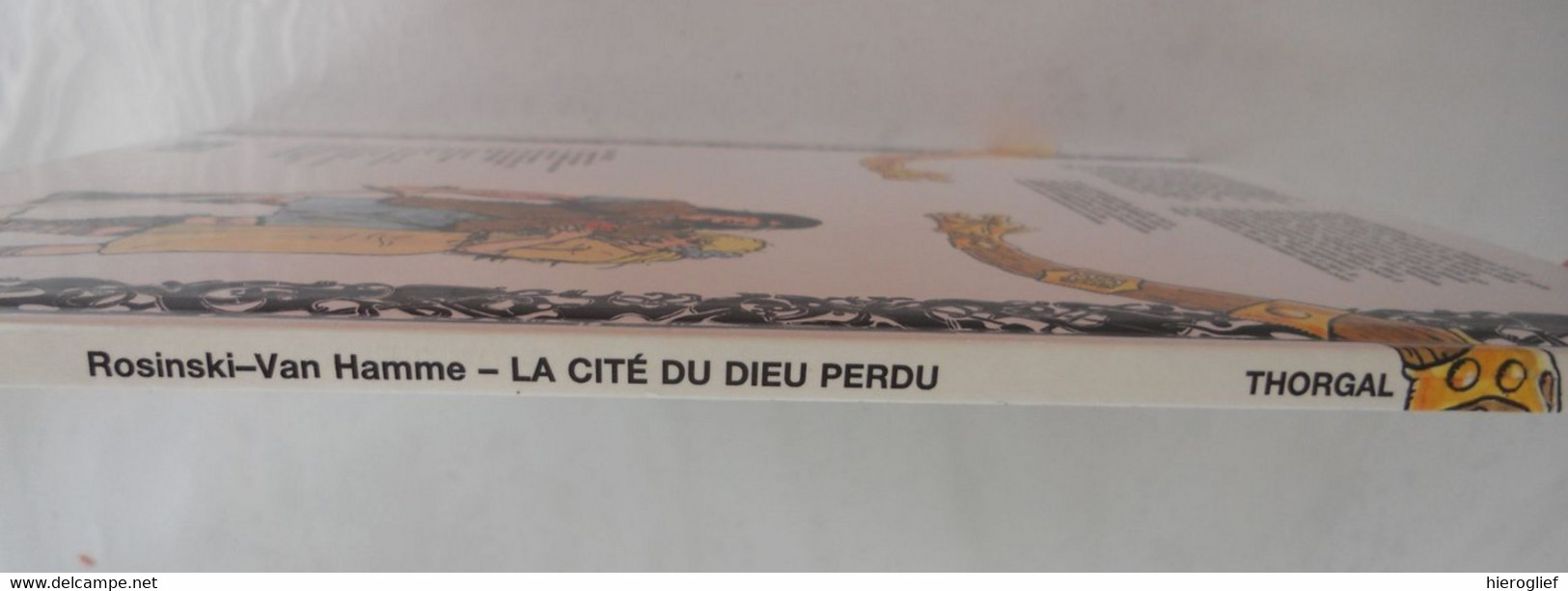 THORGAL 12 - La Cité Du Dieu Perdu - Une Histoire Du Journal Tintin - Rosinski - Van Hamme éd Lombard 1987 - Thorgal