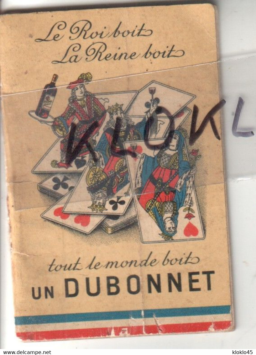 Livret Le JEU De La Belotte - Le Roi Boit La Reine Bois Tout Le Monde Boit UN DUBONNET - Publicté  Champagne Morlant - Alcools