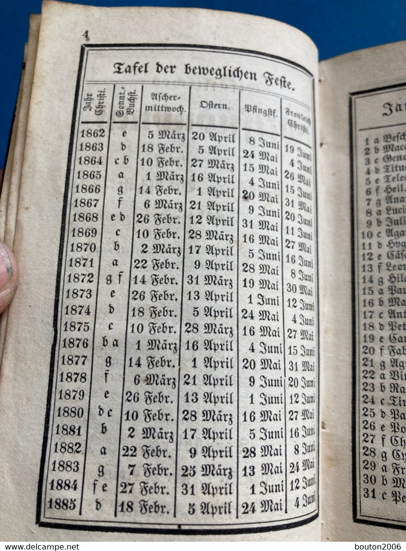 1862 Elsässisches Missionbuch Strasbourg Strassburg Alsacien - Oude Boeken