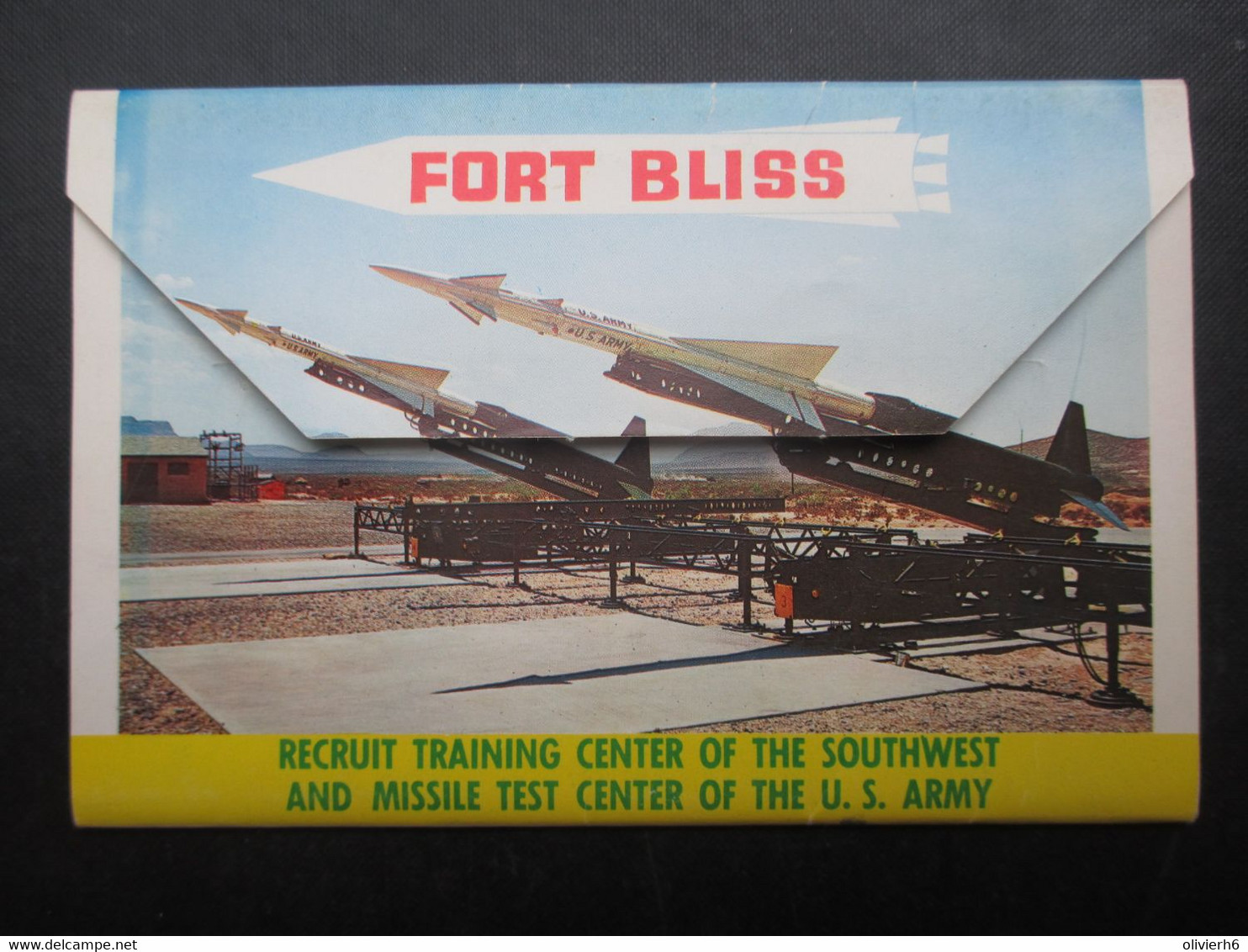 CARNET VUES ETATS-UNIS (M2216) FORT BLISS El PASO (14 Vues) Missile Test Center Of The US Army - El Paso