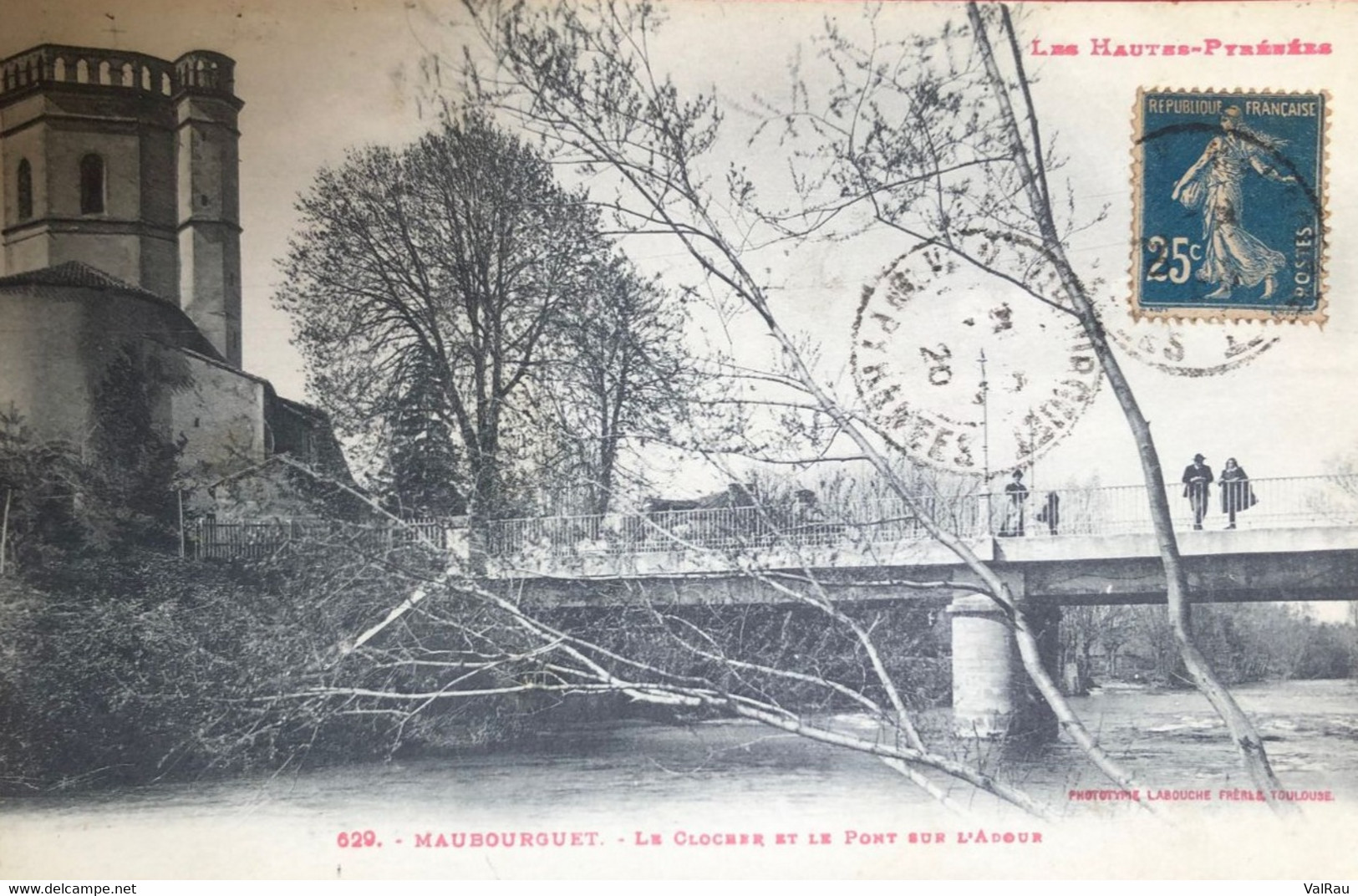 Maubourguet - Le Clocher Et Le Pont De L'Adour - Maubourguet