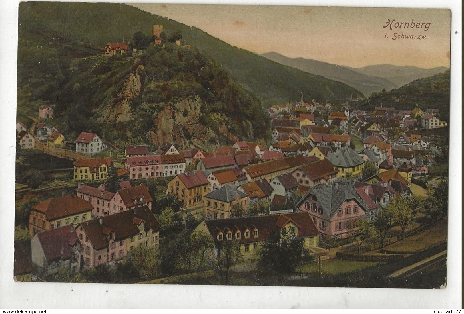 Hornberg (Allemagne, Bade-Wurtemberg) : Blick General En 1920 PF. - Hornberg