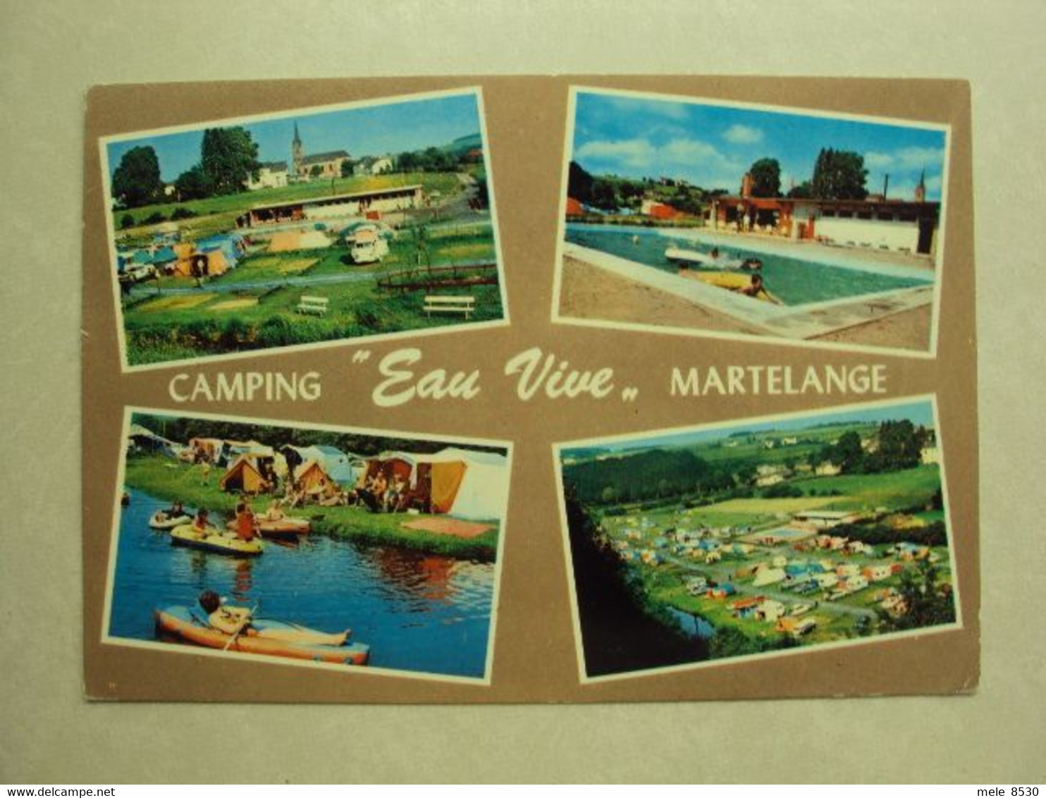 50582 - MARTELANGE - CAMPING "EAU VIVE" - 4 ZICHTEN - ZIE 2 FOTO'S - Martelange
