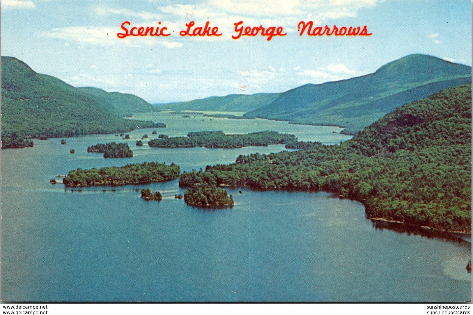New York Lake George Aerial View Of The Narrows - Lake George
