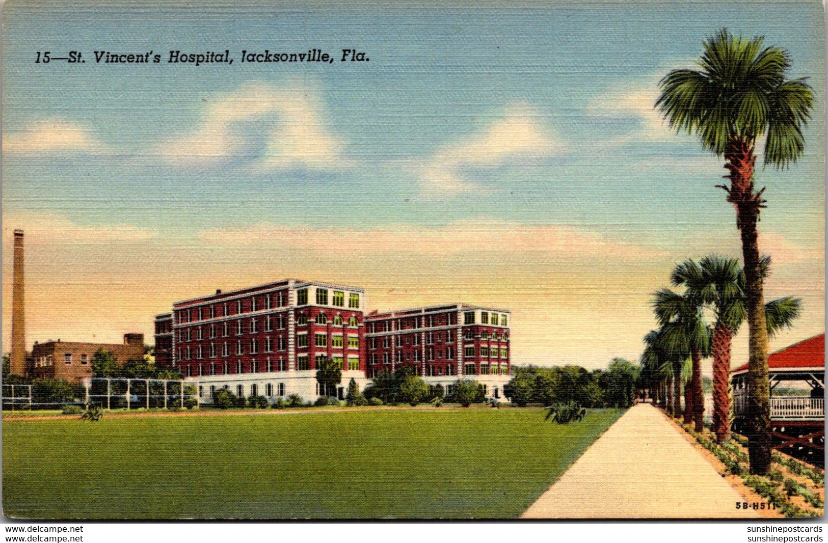 Florida Jacksonville St Vincent's Hospital Curteich - Jacksonville