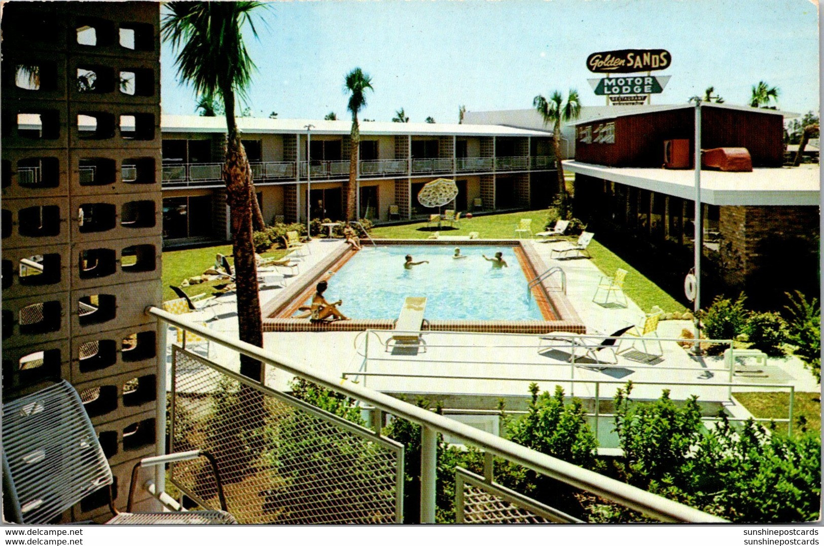 Florida Jacksonville Golden Sands Motor Lodge 1959 - Jacksonville