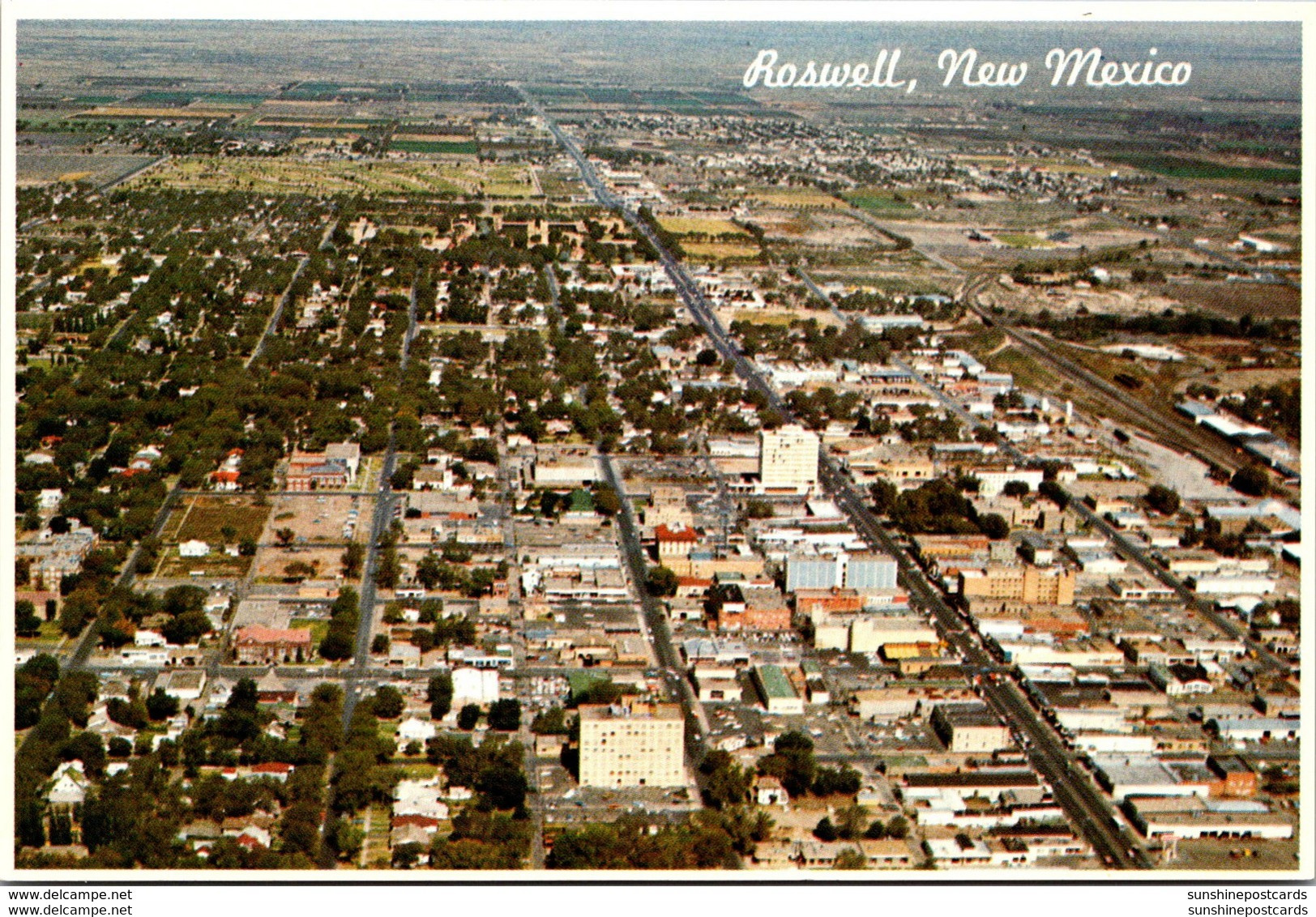 New Mexico Roswell Aerial View - Roswell