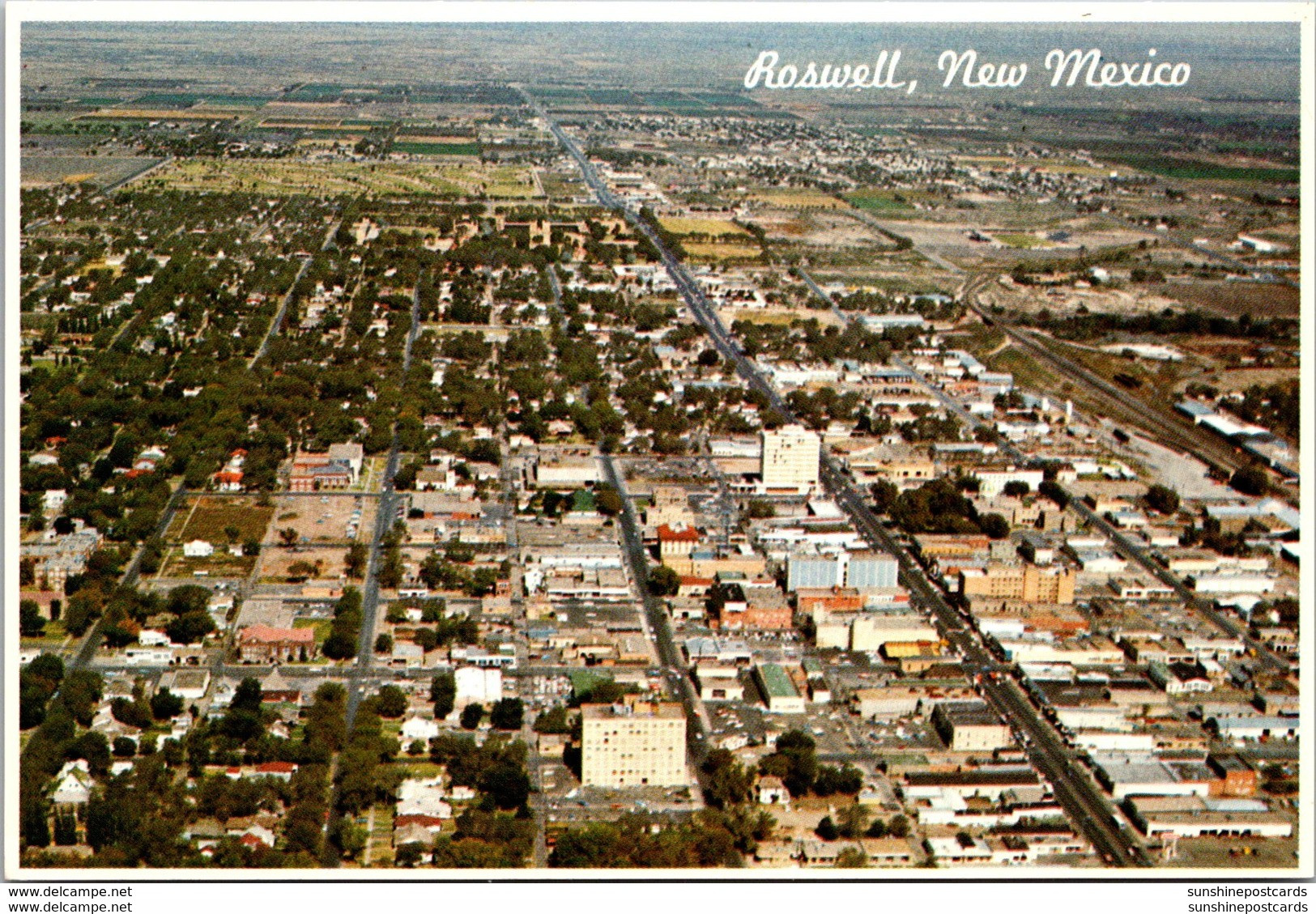 New Mexico Roswell Aerial View - Roswell