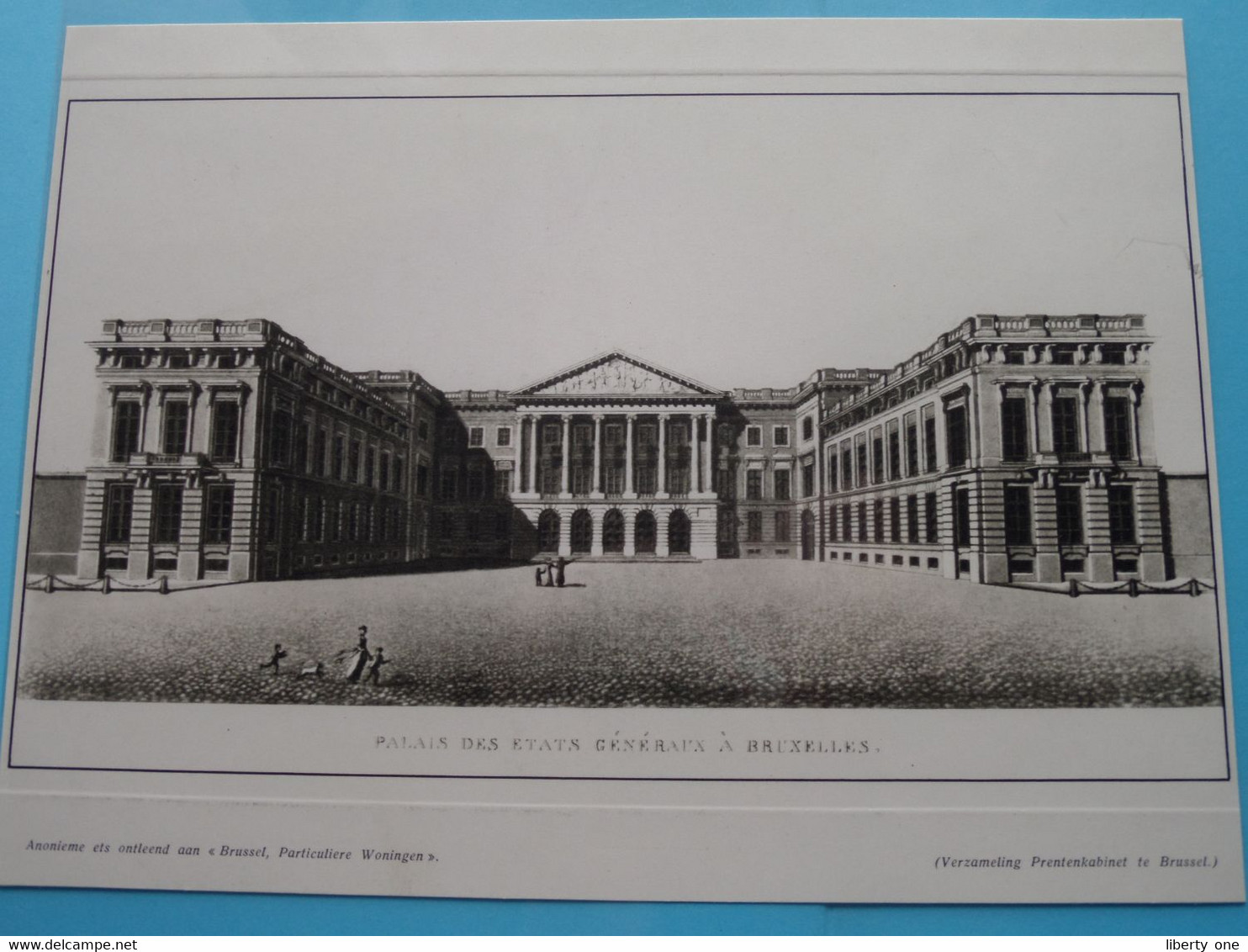 Palais Des Etats Généraux à BRUXELLES ( Bouwkunde - Architecture ) Format 17 X 22,5 Cm ! - Architectuur