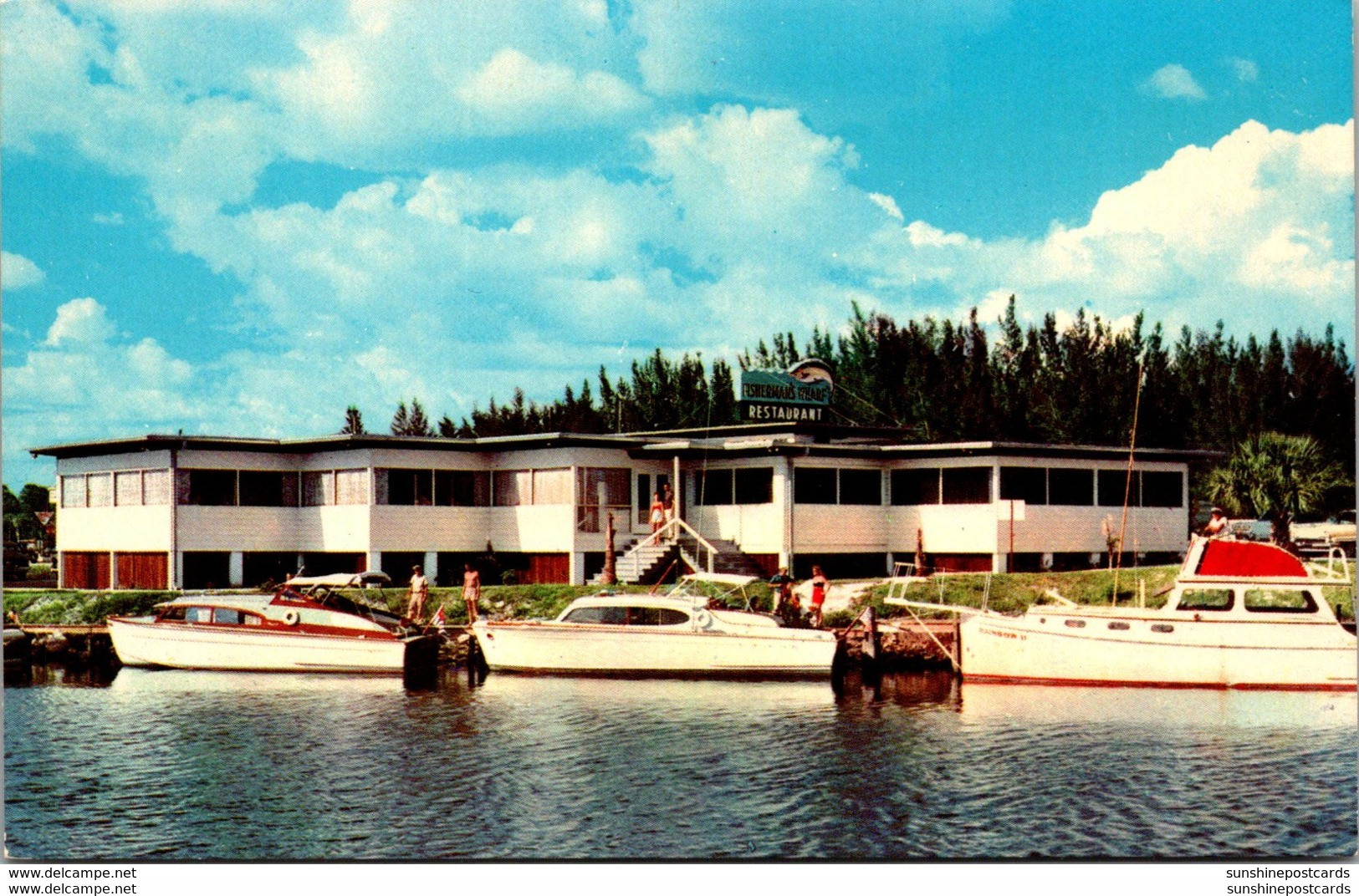 Florida Venice Fisherman's Wharf Restaurant Lounge And Marina 1983 - Venice