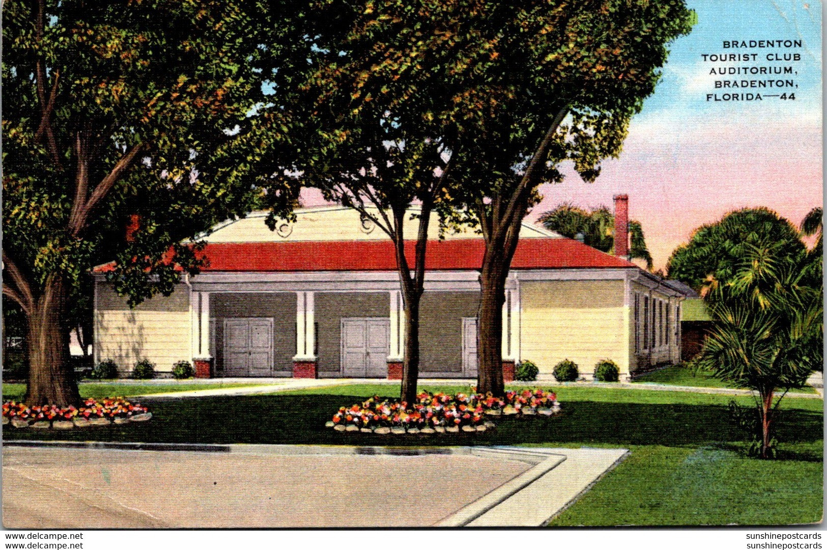 Florida Bradenton Tourist Club Auditorium 1948 - Bradenton