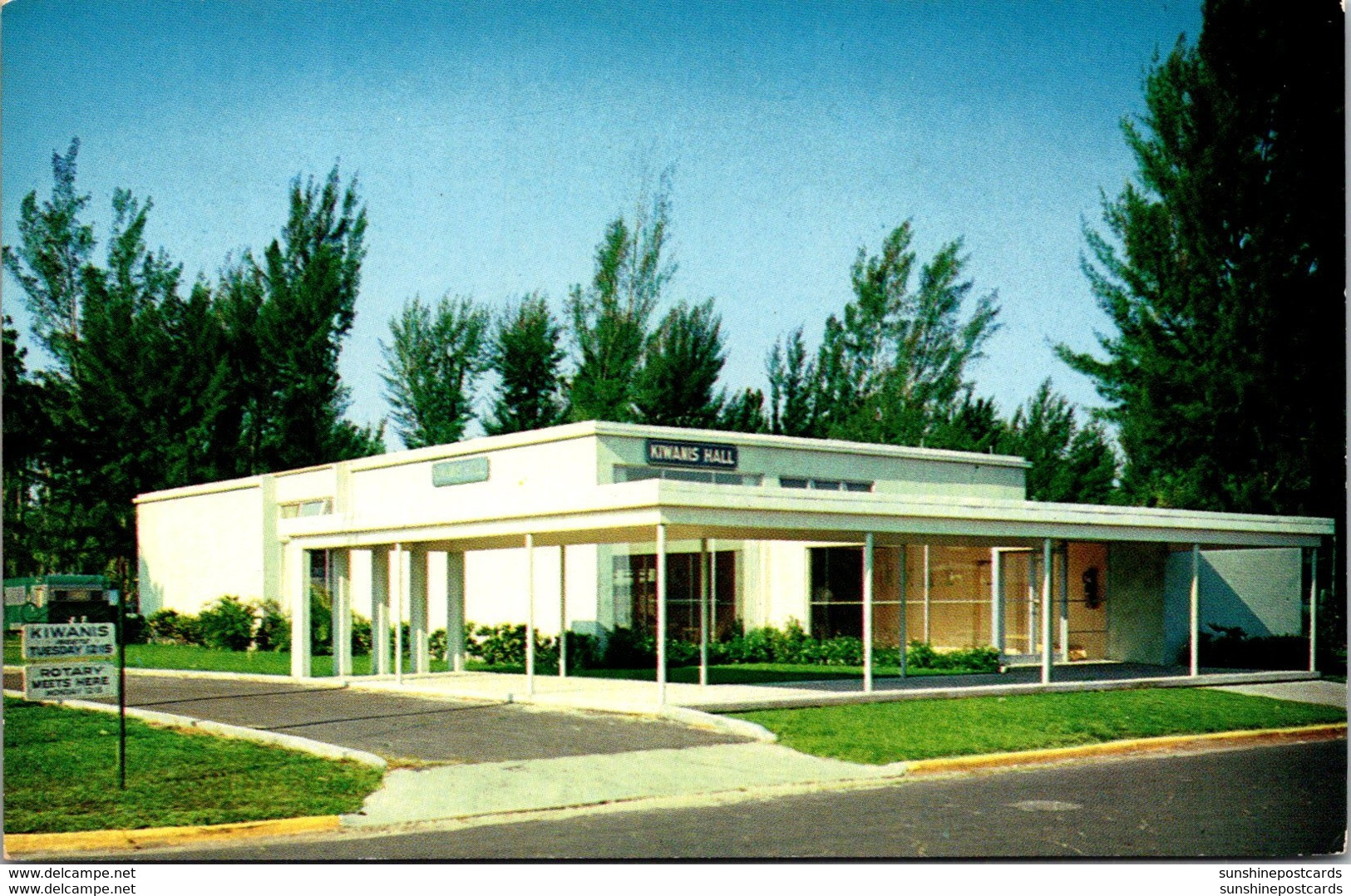 Florida Bradenton Kiwanis Hall On Site Of Bradenton Trailer Park 1958 - Bradenton