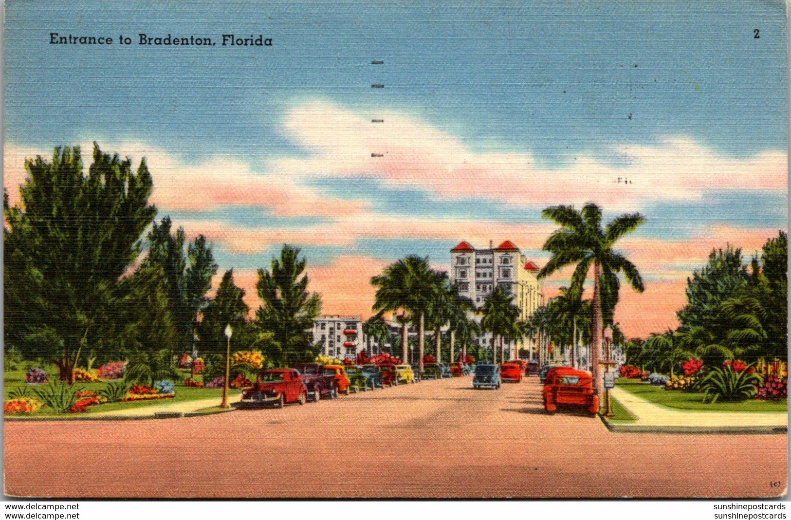 Florida Bradenton Entrance Looking South 1958 - Bradenton