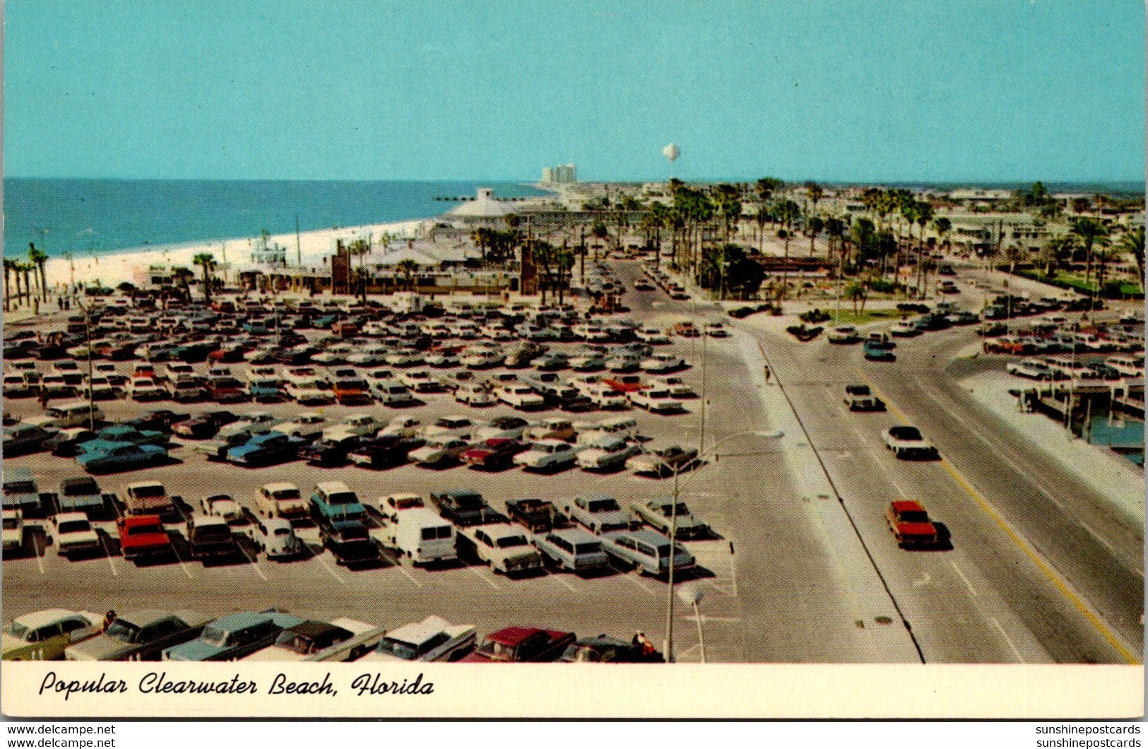 Florida Clearwater Beach Looking North From Pier Pavilion To Mandalay Shores - Clearwater