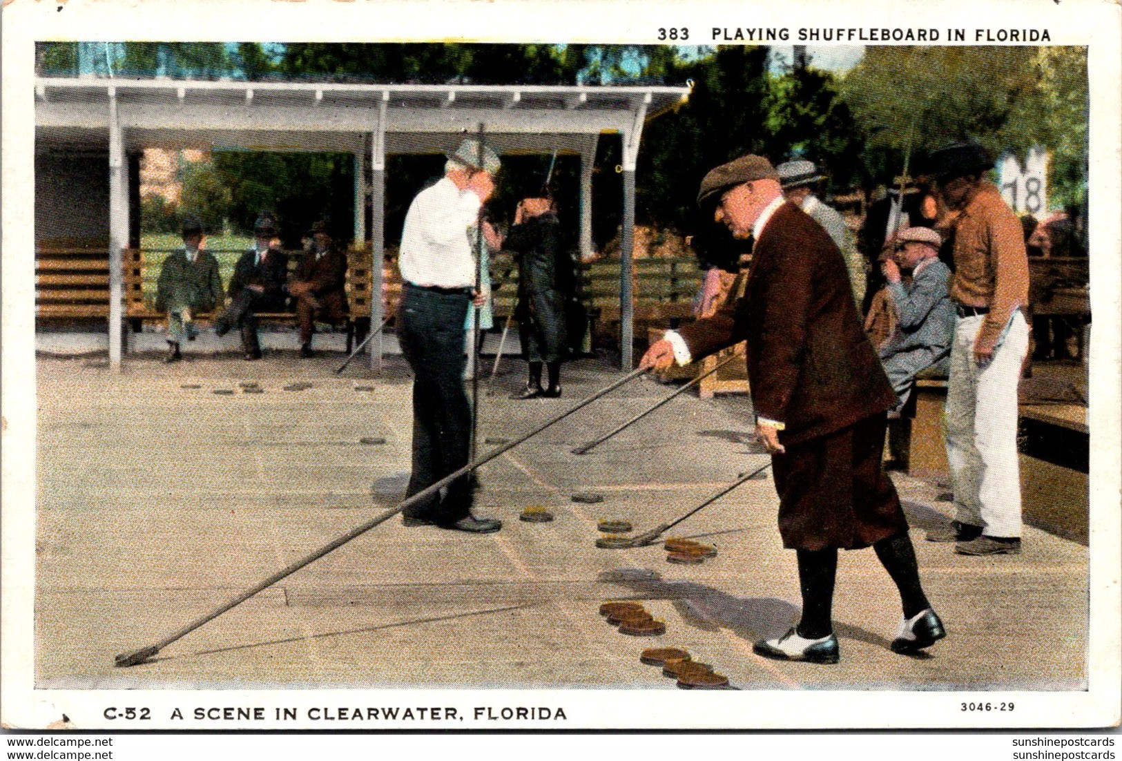 Florida Clearwater Playing Shuffleboard - Clearwater