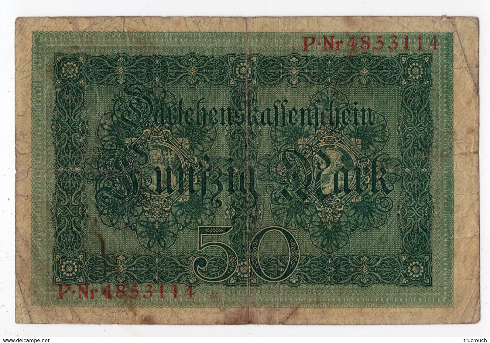 38 - ALLEMAGNE - 50 Mark - 05.08.1914 - 50 Mark