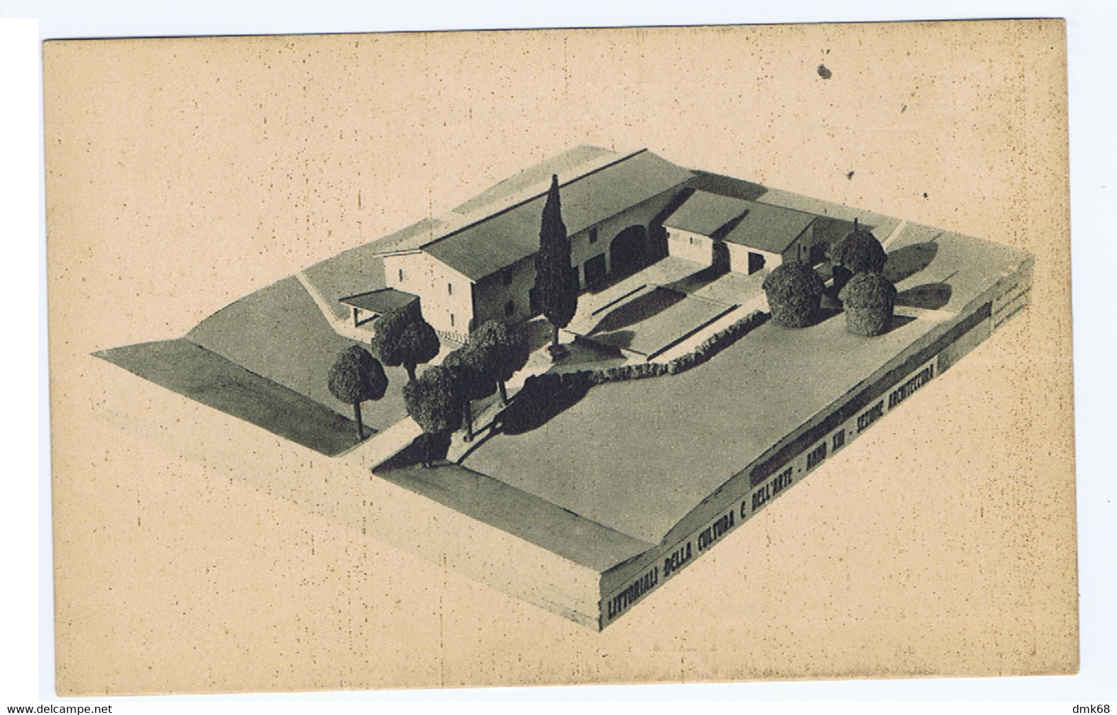 ROMA LITTORIALI DELL'ARTE - FUTURISMO - GIUSEPPE SAGRESTANI GUF FIRENZE - PROGETTO CASA RURALE - 1935 (10391) - Ausstellungen