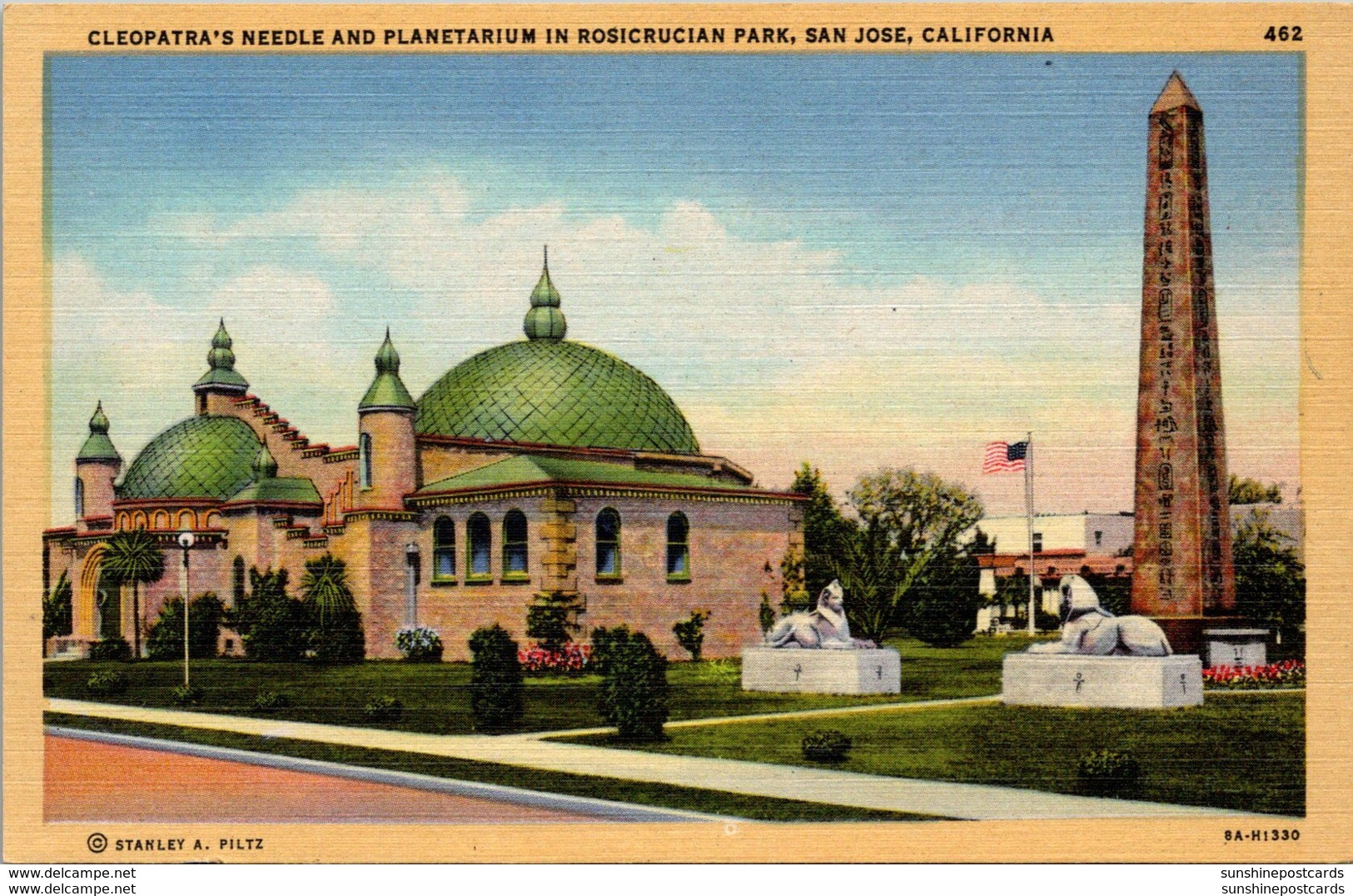 California San Jose Rosicrucian Park Cleopatra's Needle And Planetarium - San Jose