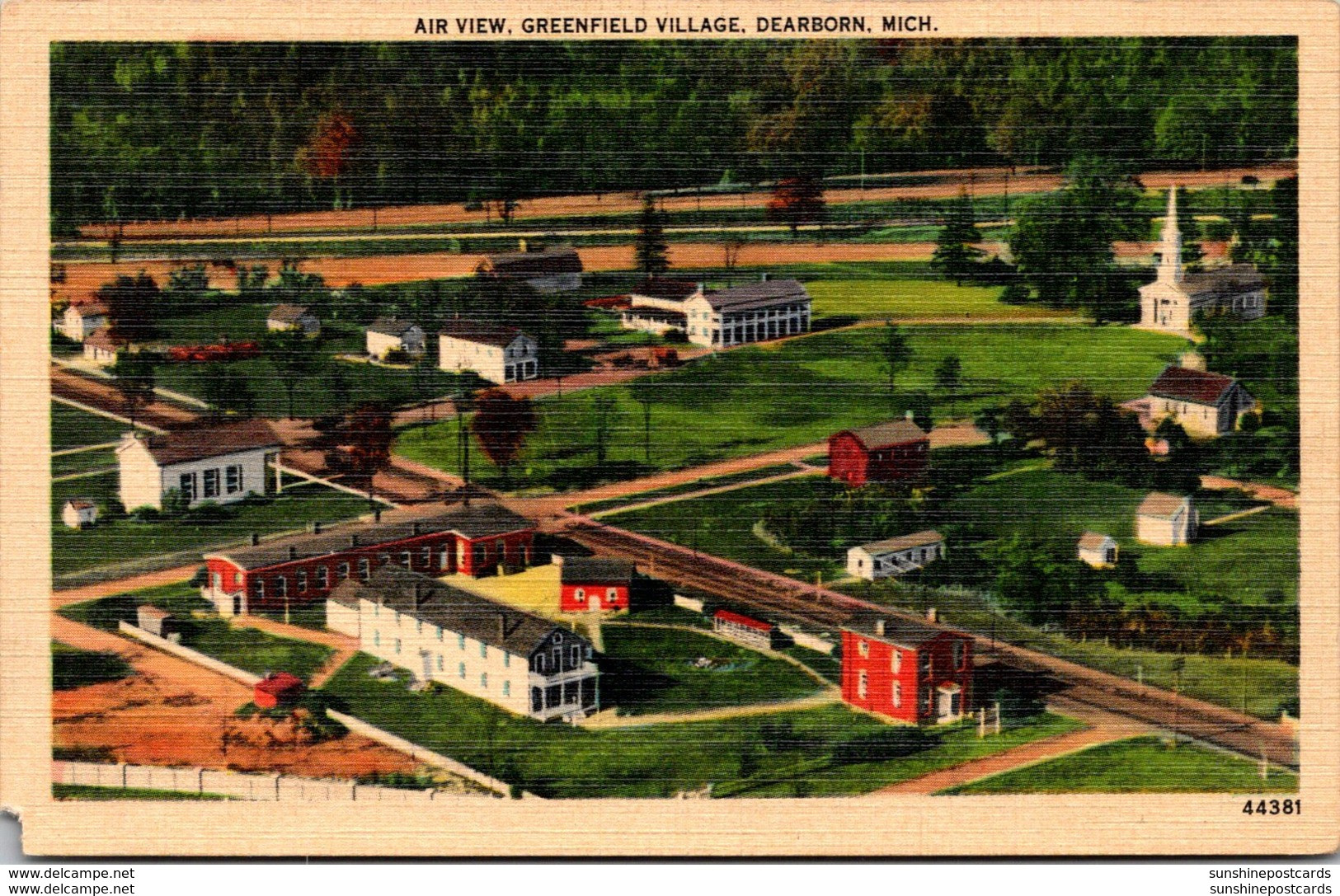 Michigan Dearborn Greenfield Village Aerial View - Dearborn