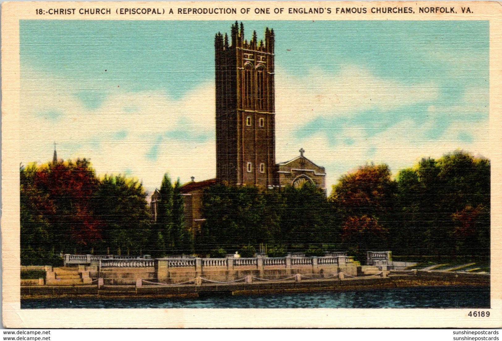 Virginia Norfolk Christ Episcopal Church 1946 - Norfolk