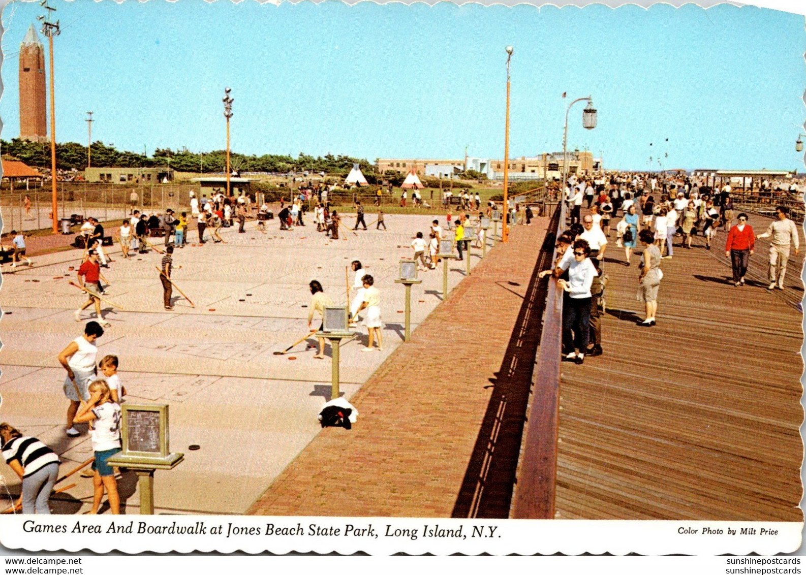 New York Long Island Jones Beach State Park Games Area And Boardwalk - Long Island