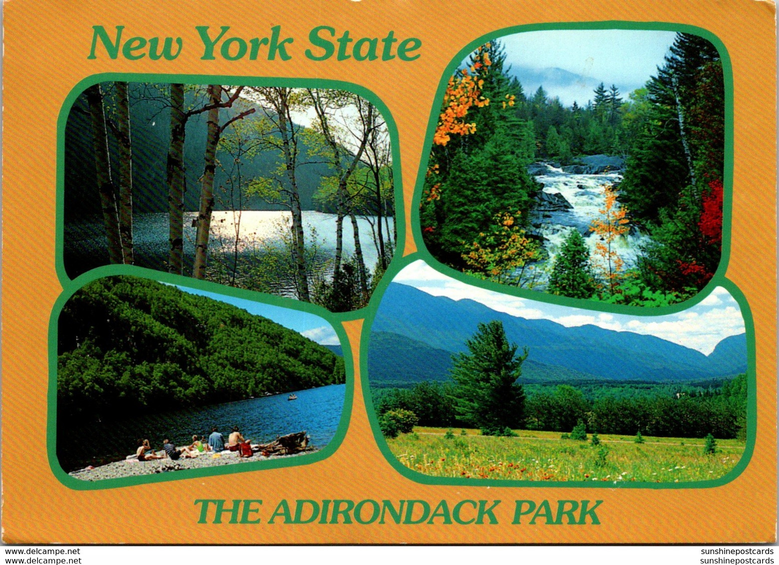 New York The Adironack Park Multi View 1992 - Adirondack