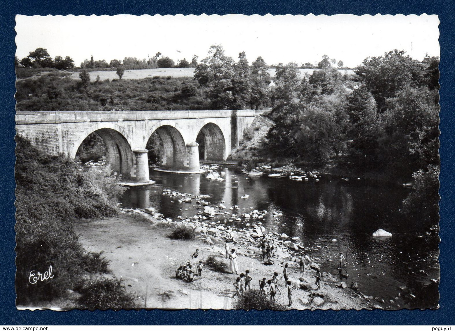 86. Lathus (Vienne). Vallée De La Gartempe. Pont De Chez Ragon. Colonie De Vacances. 1956 - Montmorillon