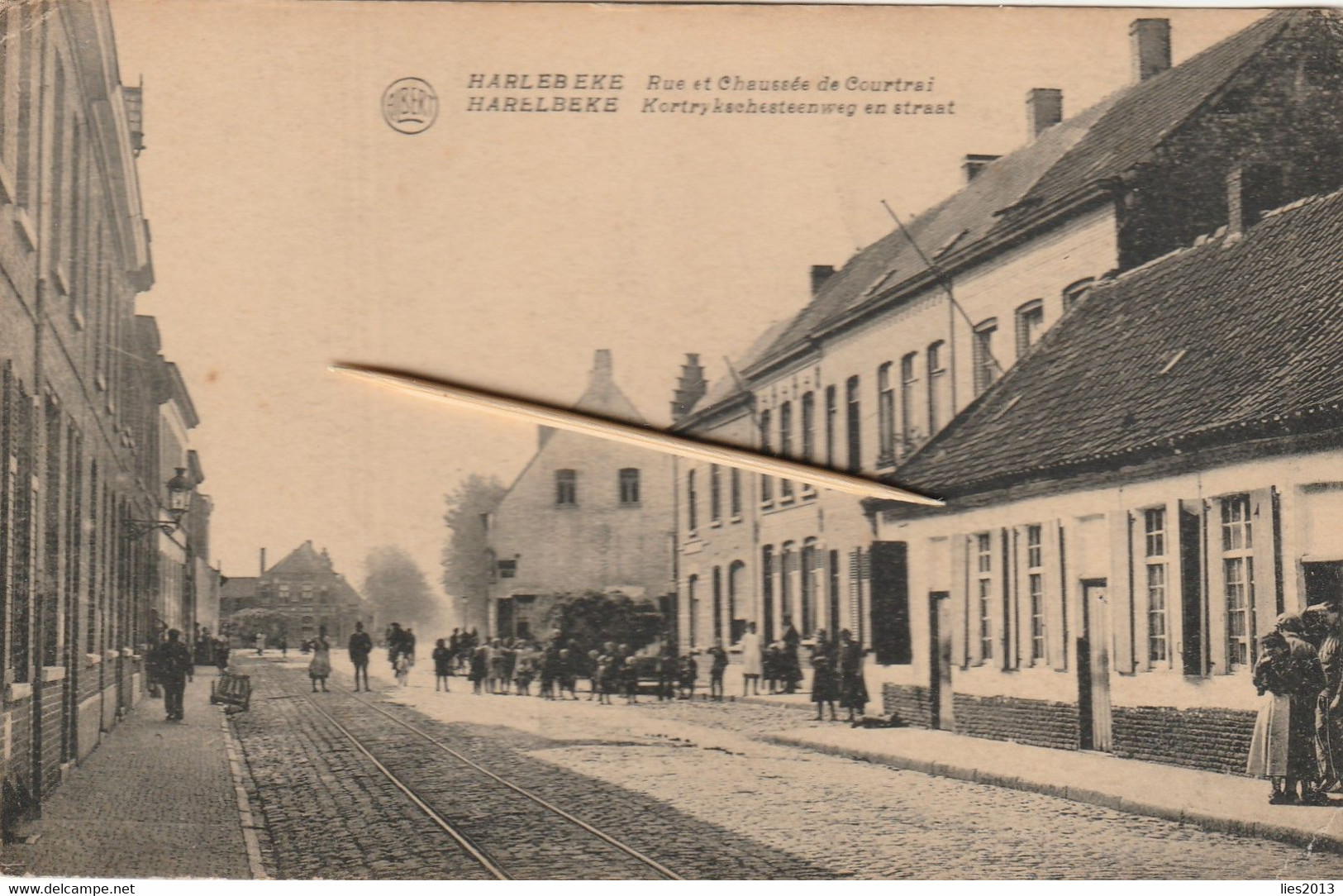 Harelbeke, Kortrijkschesteenweg En Straat, Harlebeke, - Harelbeke