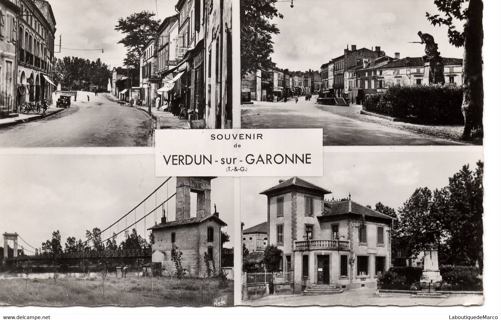 82 - Verdun-sur-Garonne - Souvenir - Dos Divisé - Verdun Sur Garonne