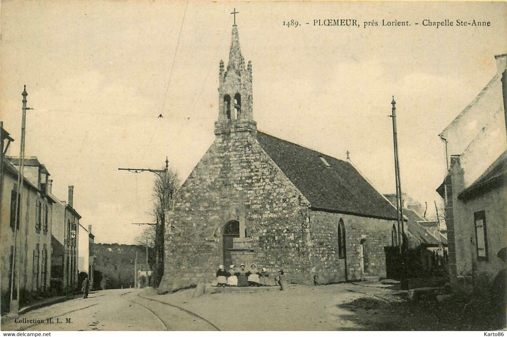 Ploemeur * Près Lorient * Rue Et La Chapelle Ste Anne - Plömeur