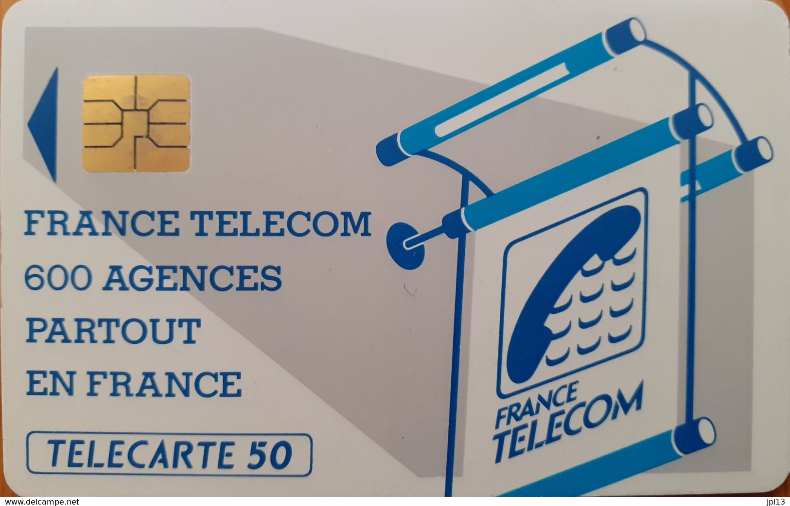 Carte à Puce - France - France TElecom - 600 Agences 50 SO3, Point Sous Le A - 600 Agences