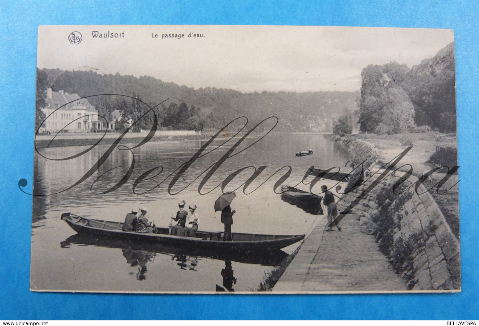 Waulsort Le Passage D'eau. Canal-1914 , Nels Serie Walcourt N°14 - Dinant