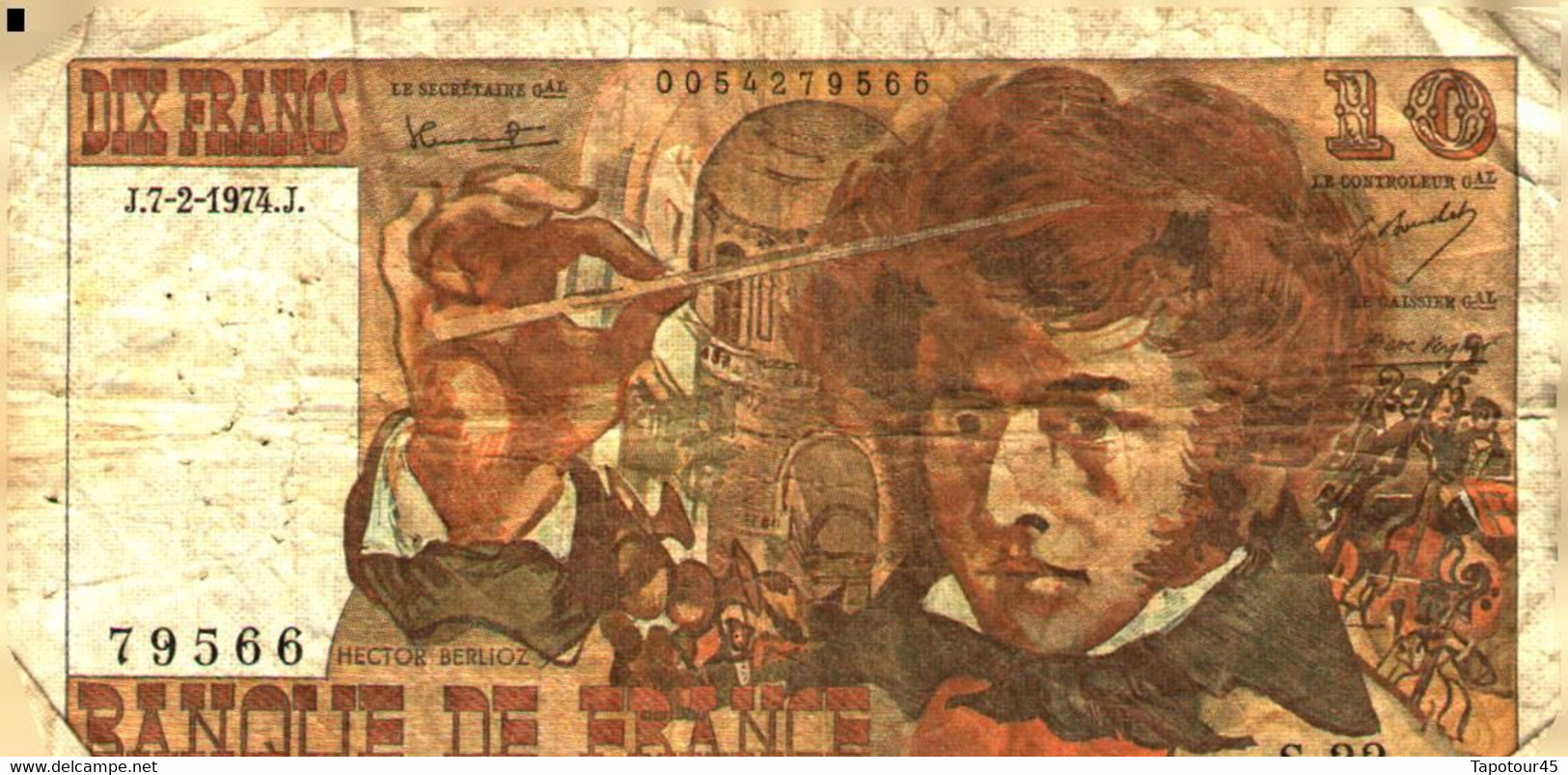 Billet > France > 10 Francs 1974.J. - 10 F 1972-1978 ''Berlioz''