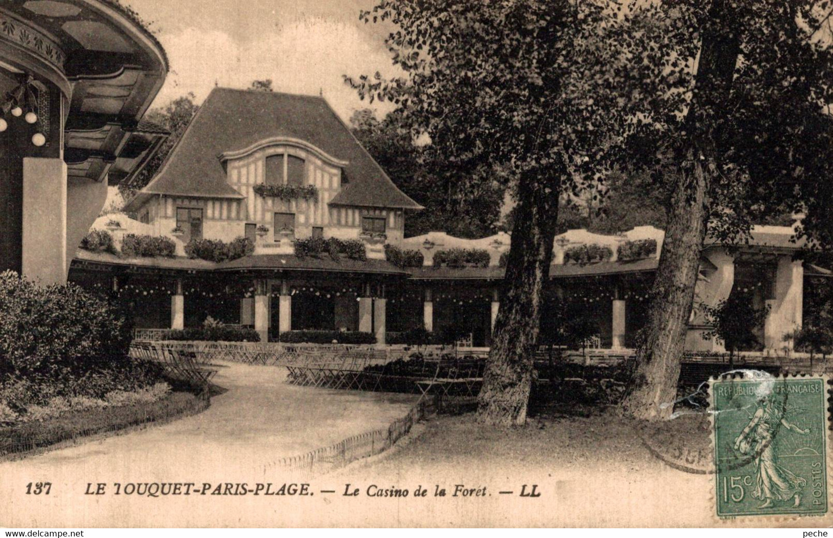 N°93728 -cpa Le Touquet Paris Plage -le Casino De La Foret- - Casino'
