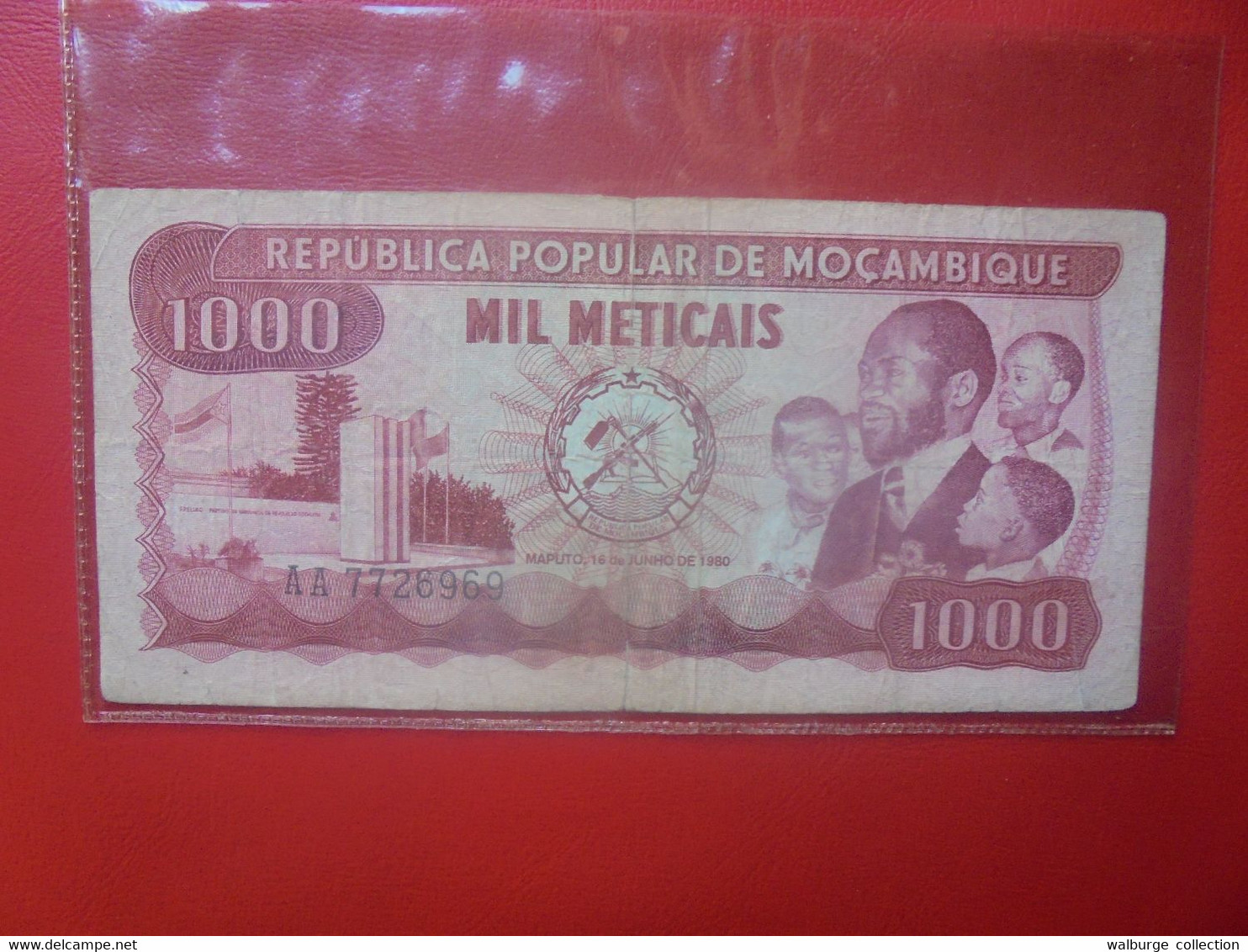 MOZAMBIQUE 1000 METICAIS 1980 Circuler (L.2) - Mozambique