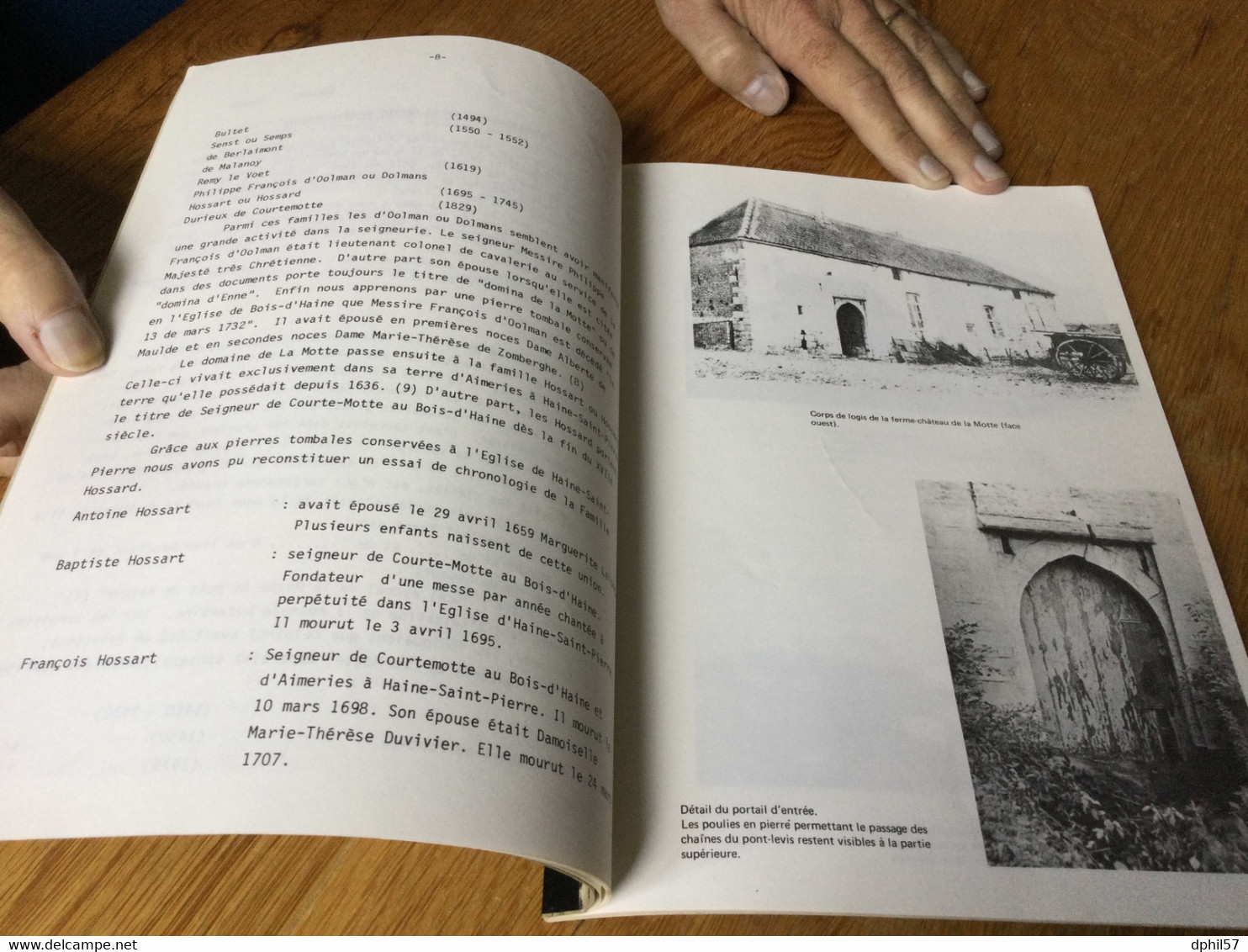 Ancien Livre Bois D’Haine, Cité  Du « Caudia » (Félix Duval) + Dédicace - History